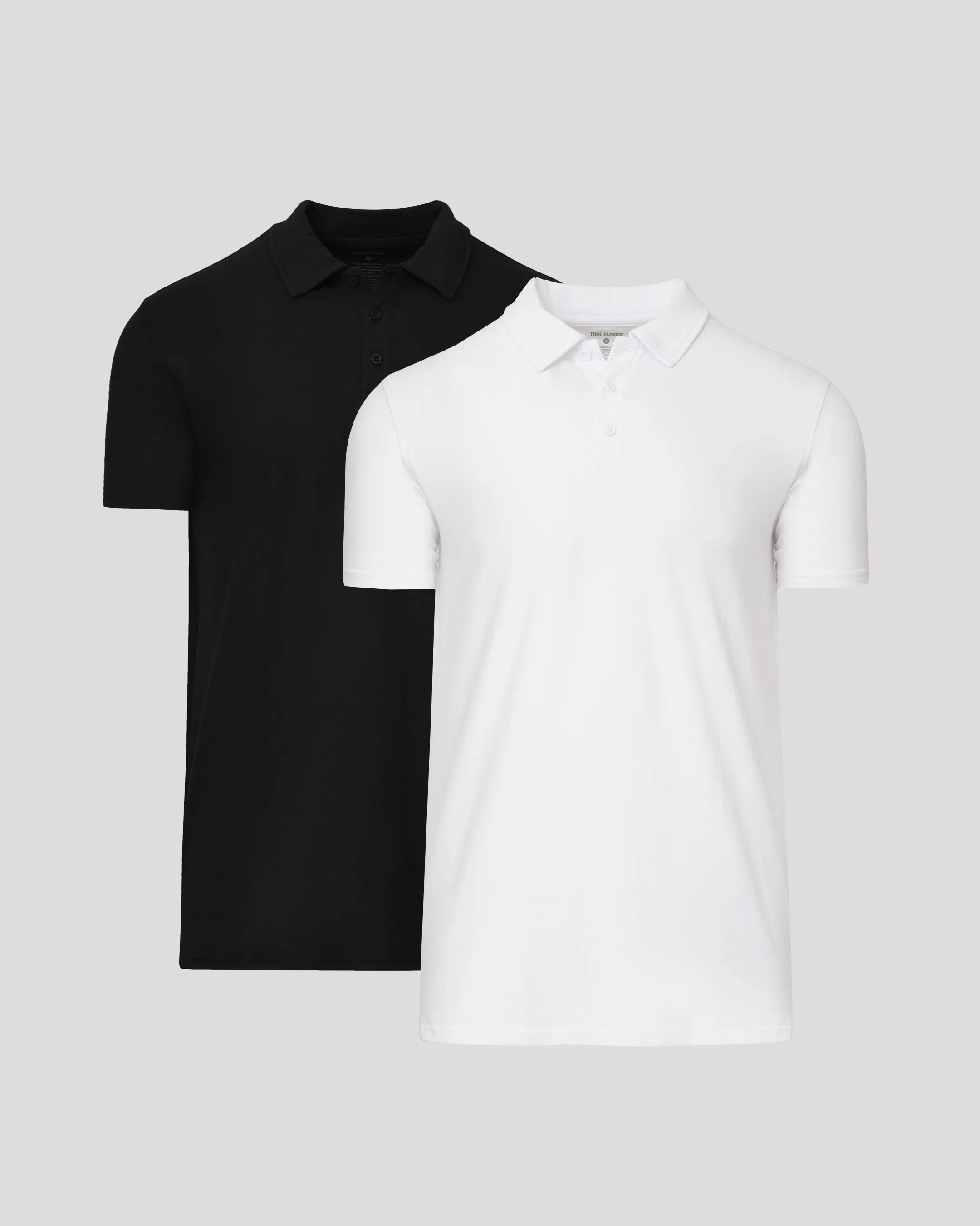 Black & White Tall Classic Polo 2-Pack sold by True Classic