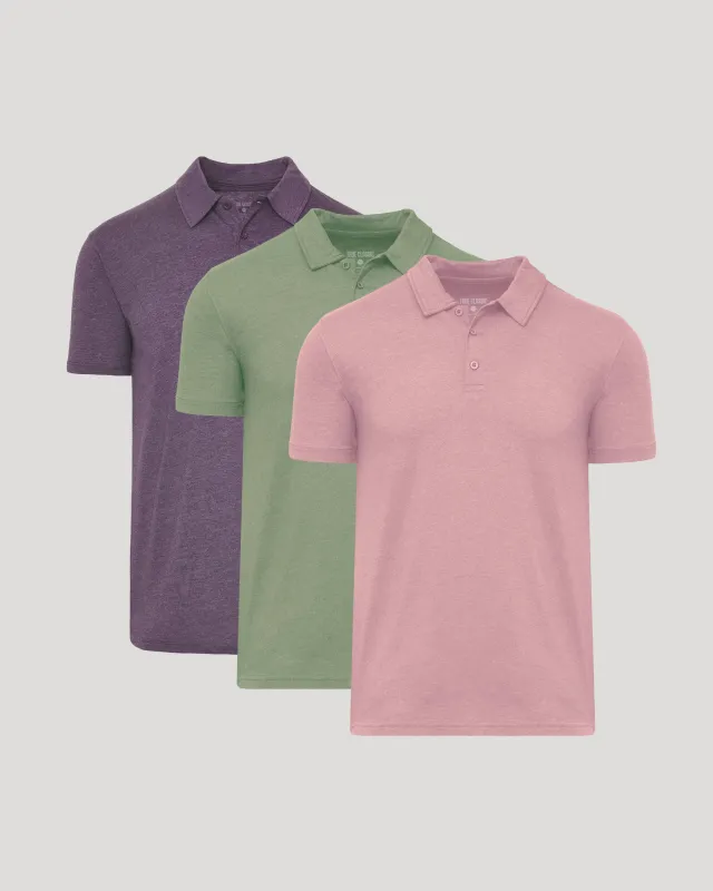 Seasonal Short Sleeve Classic Polo 3-Pack sold by True Classic