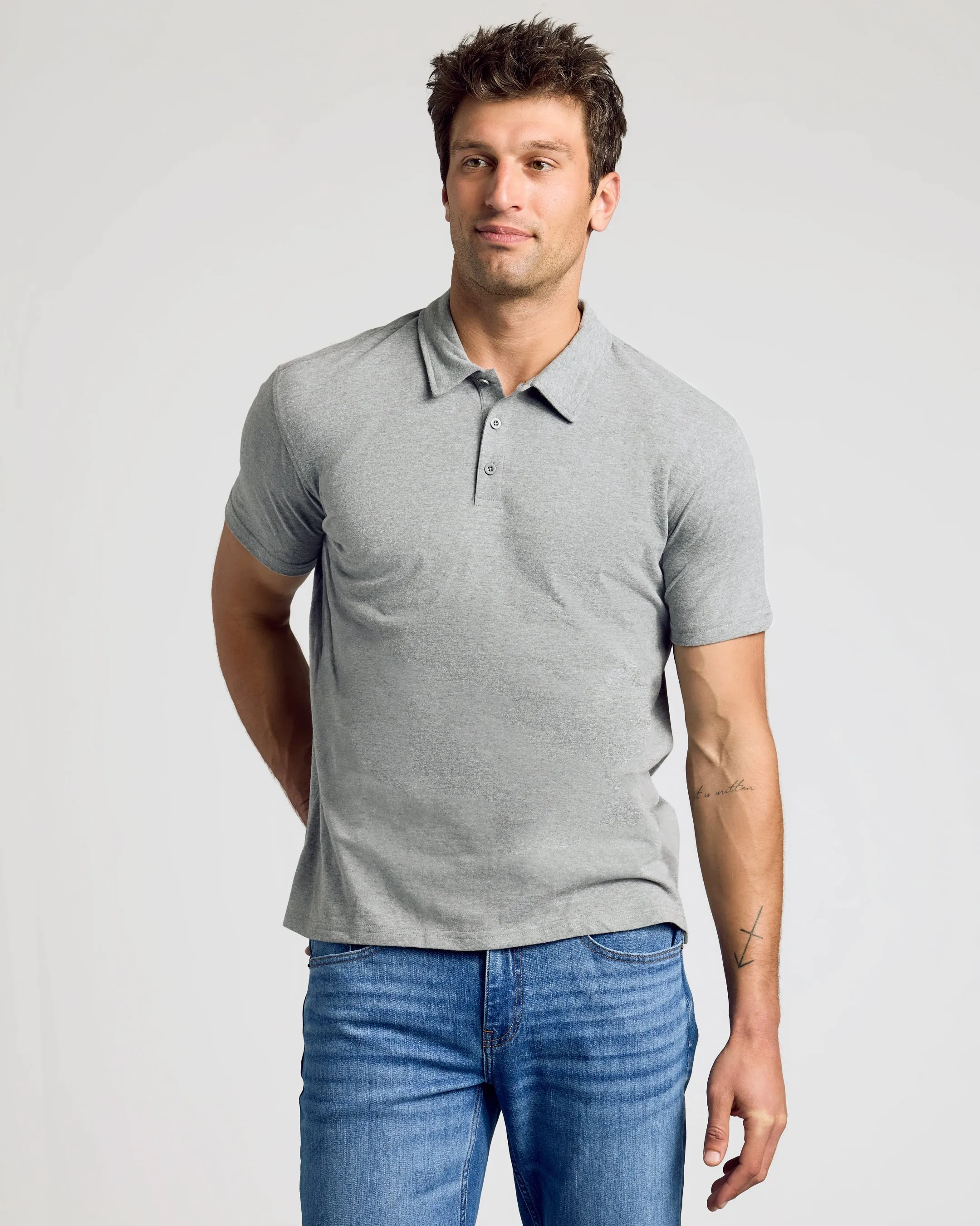 Heather Polo 3-Pack sold by True Classic product image thumbnail 2