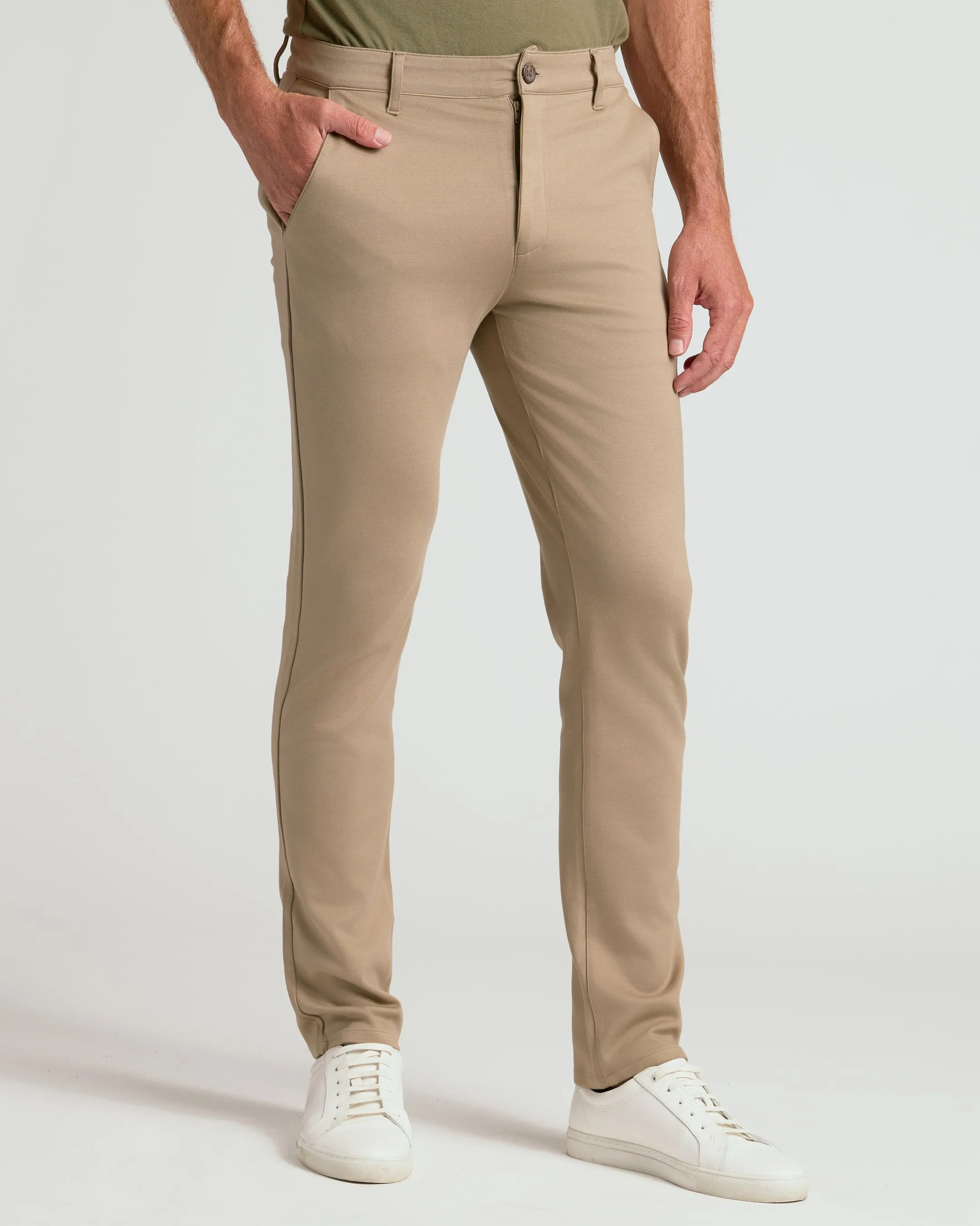Navy & Khaki Slim Comfort Knit Chino 2-Pack sold by True Classic product image thumbnail 5