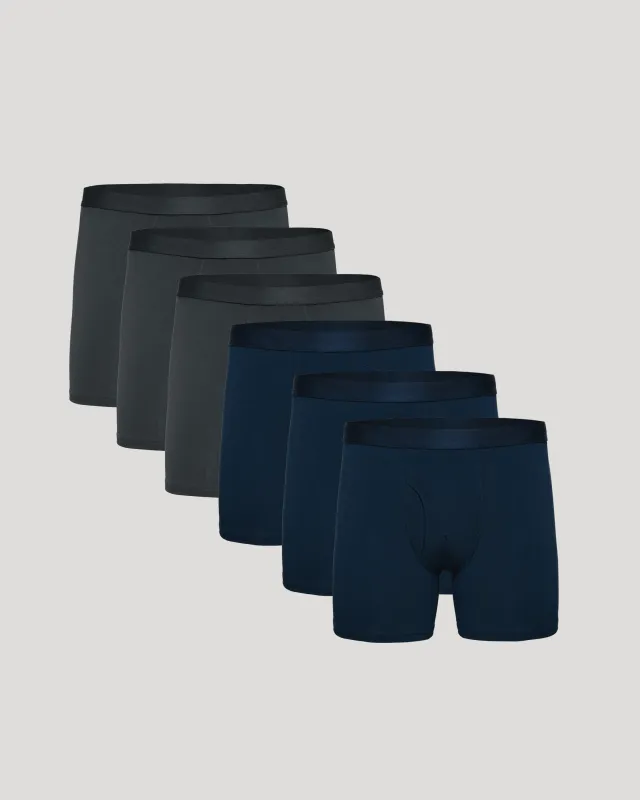 Boxer Briefs W/ Fly 6-Pack 2025 made by True Classic