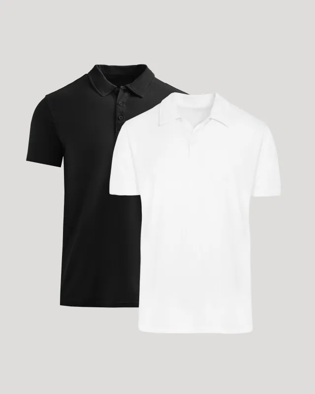 Black & White Classic Polo 2-Pack sold by True Classic