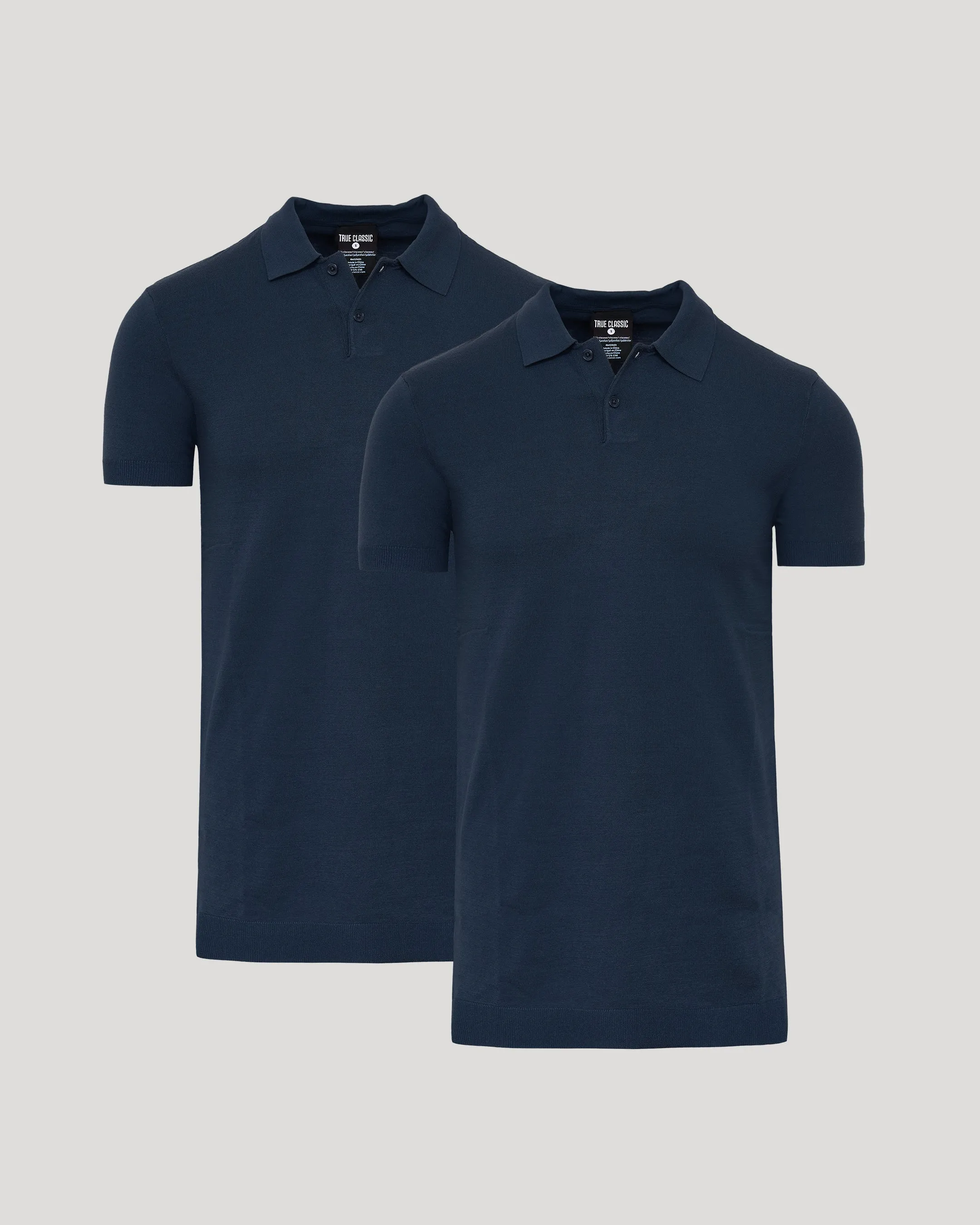 Navy Tall Dressy Polo 2-Pack sold by True Classic