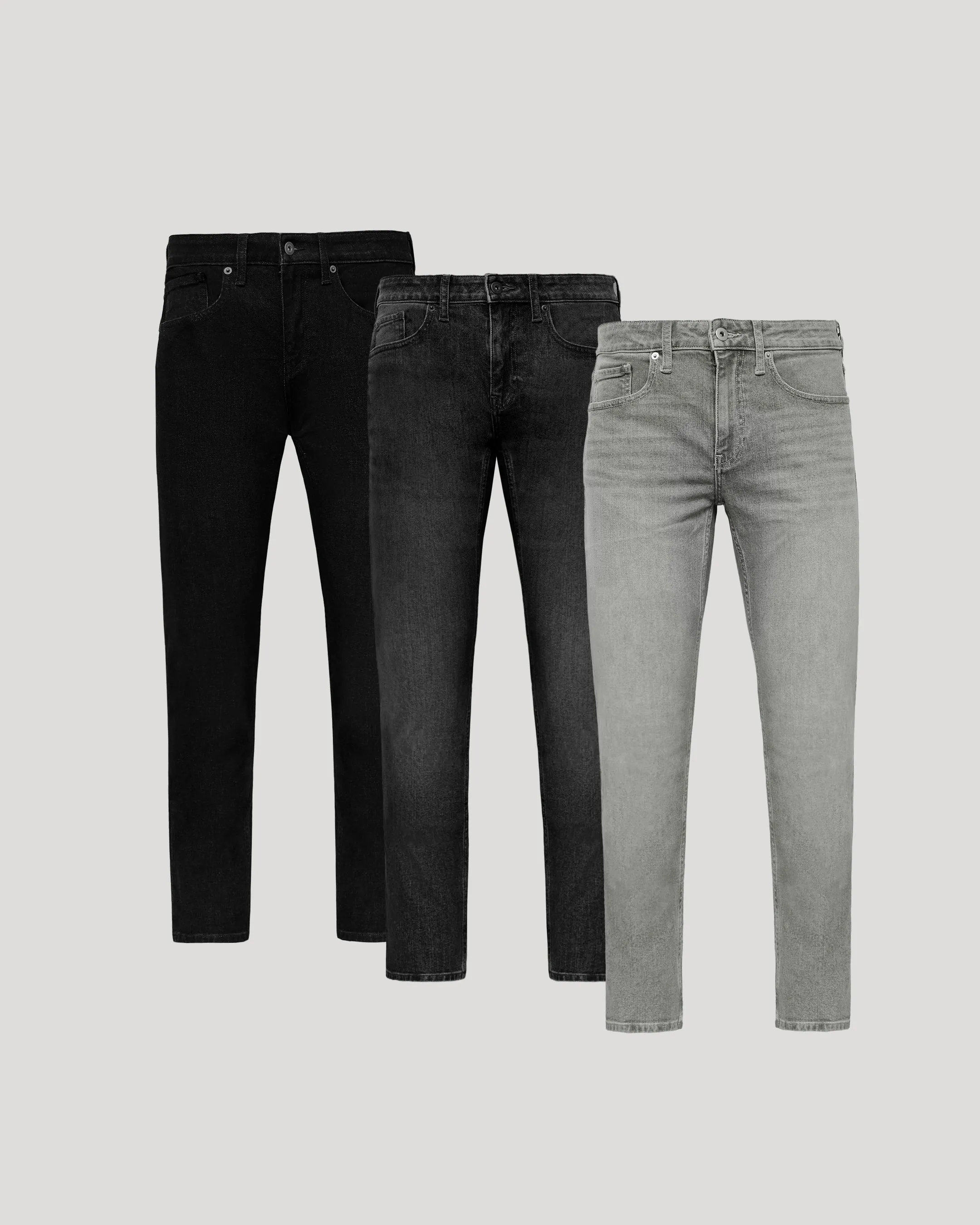 Slim Authentic Denim Jeans 3-Pack sold by True Classic