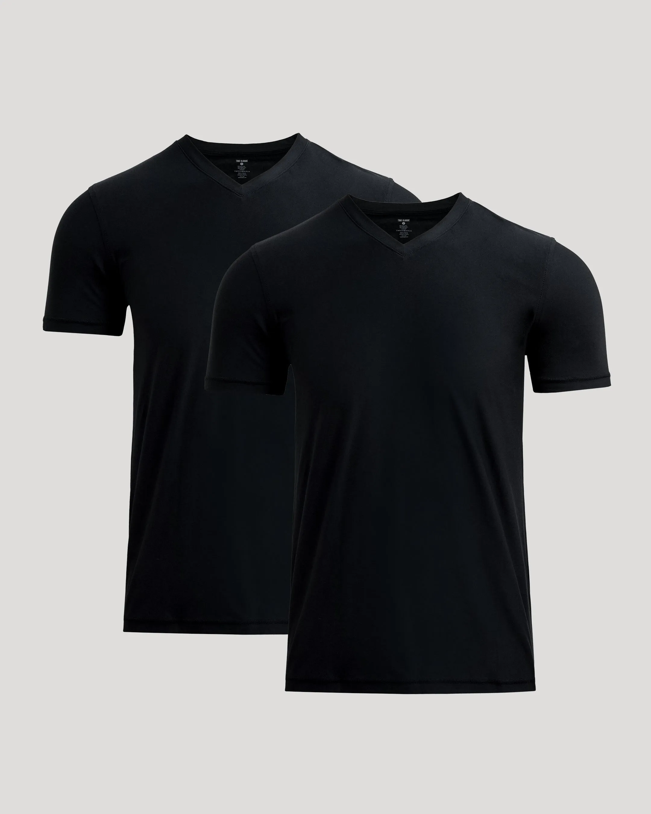 All Black Active V-Neck 2-Pack sold by True Classic