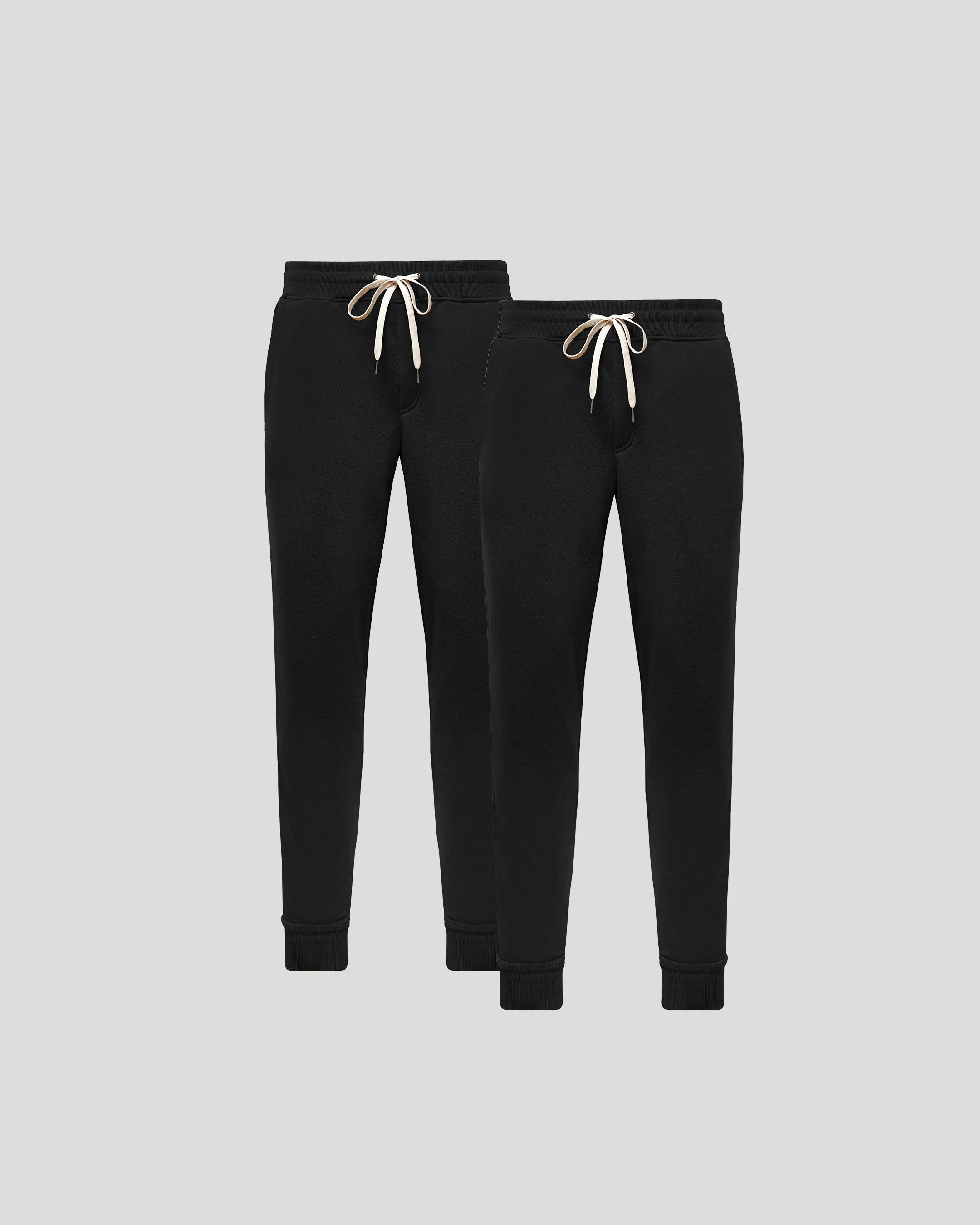 Black Fleece French Terry Joggers 2-Pack sold by True Classic
