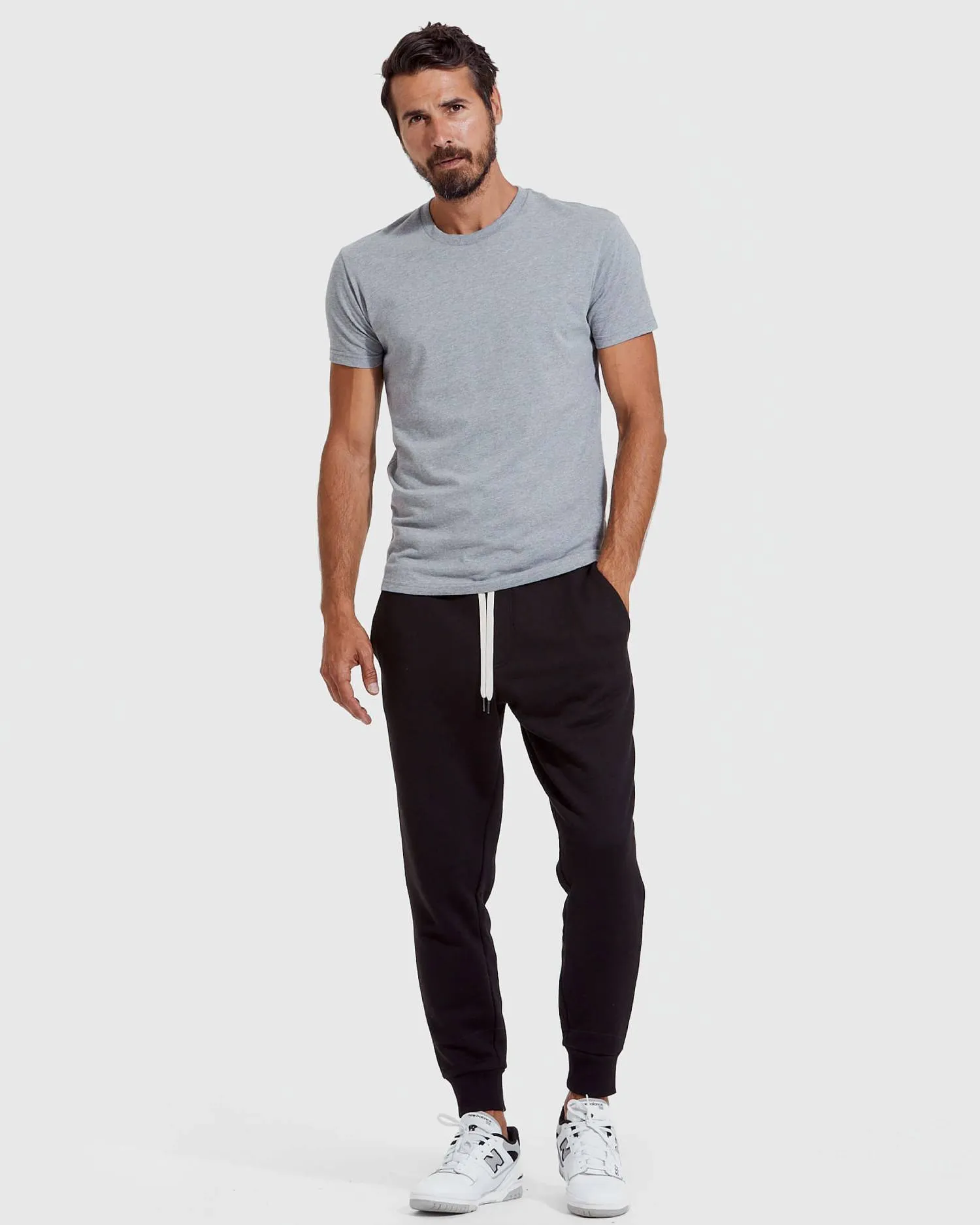 Black Fleece French Terry Joggers 2-Pack sold by True Classic product image thumbnail 3
