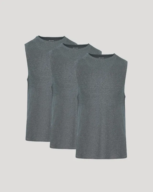 Sleeveless Active Muscle Tee 3-Pack sold by True Classic