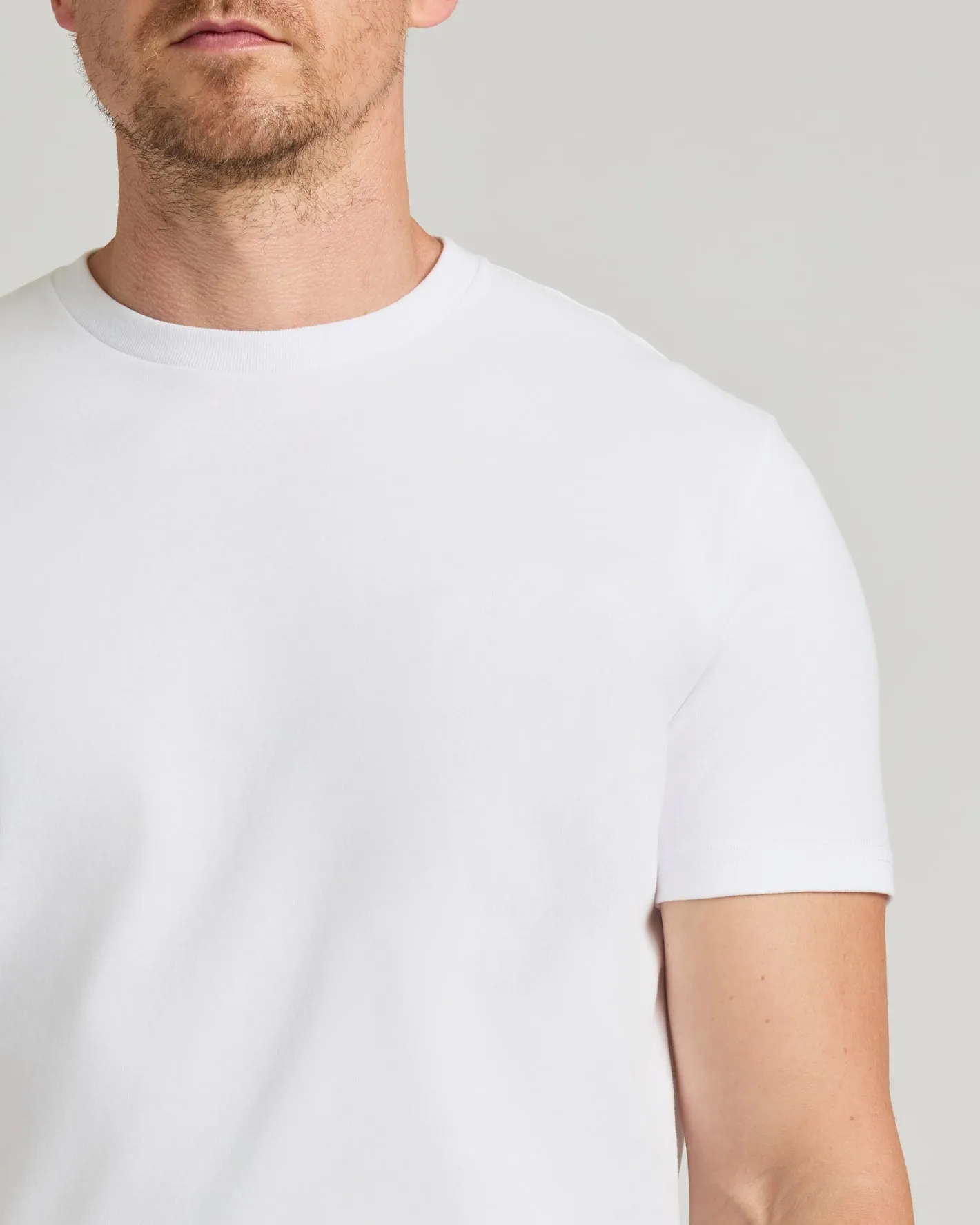 All White Tall Heavyweight Crew 3-Pack sold by True Classic product image thumbnail 5