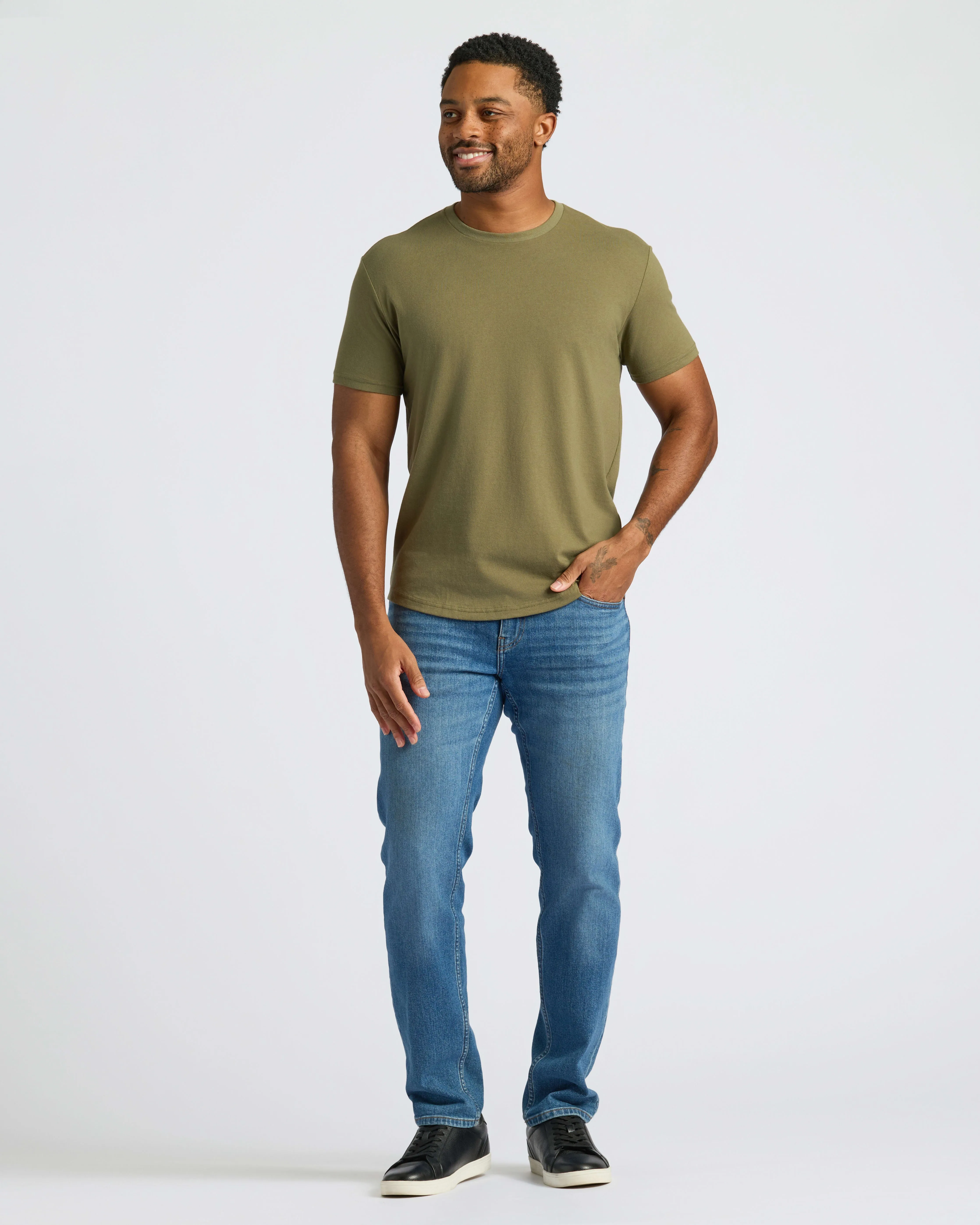 Classic Curved Hem Crew Neck 3-Pack sold by True Classic product image thumbnail 5
