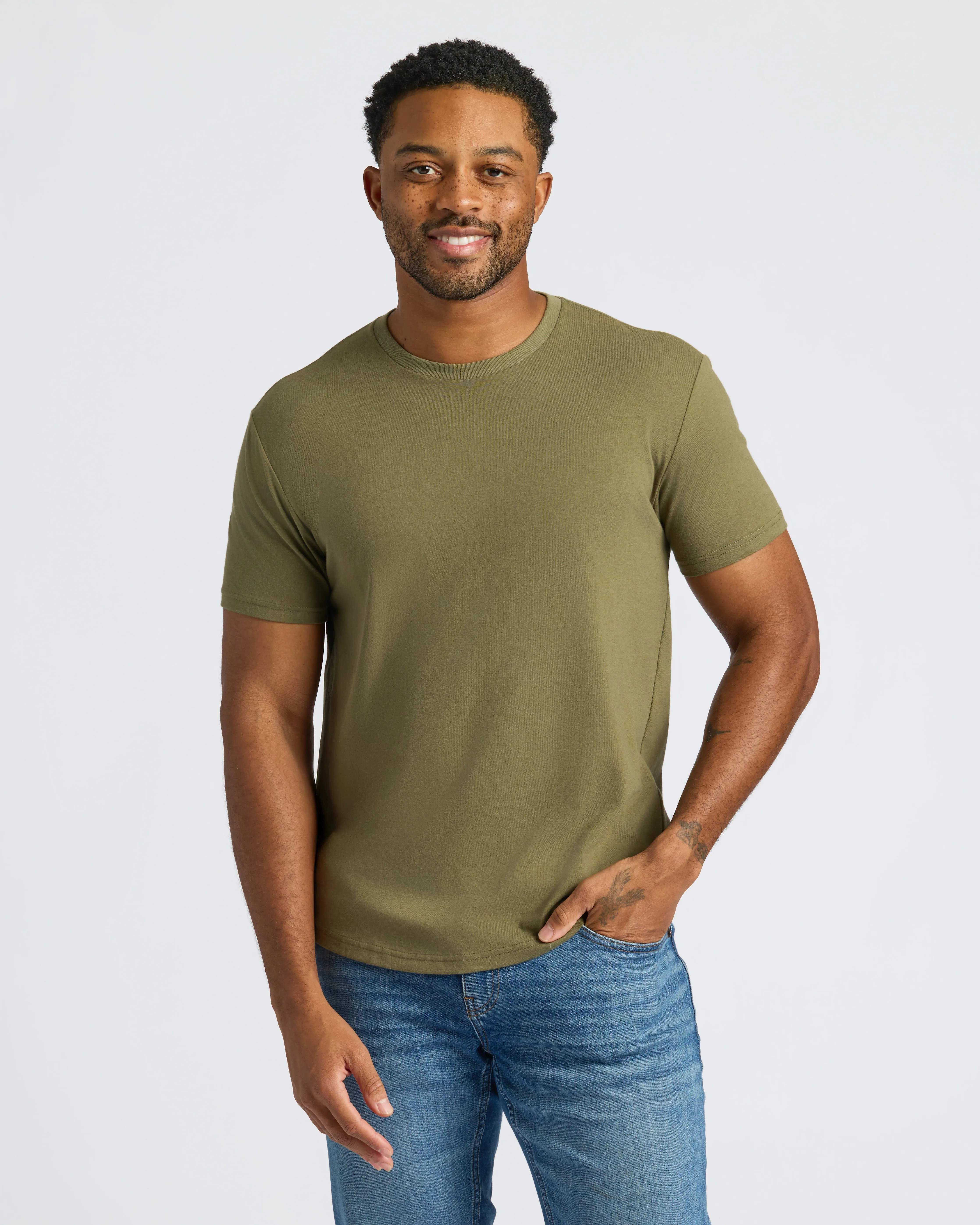 Classic Curved Hem Crew Neck 3-Pack sold by True Classic product image thumbnail 4
