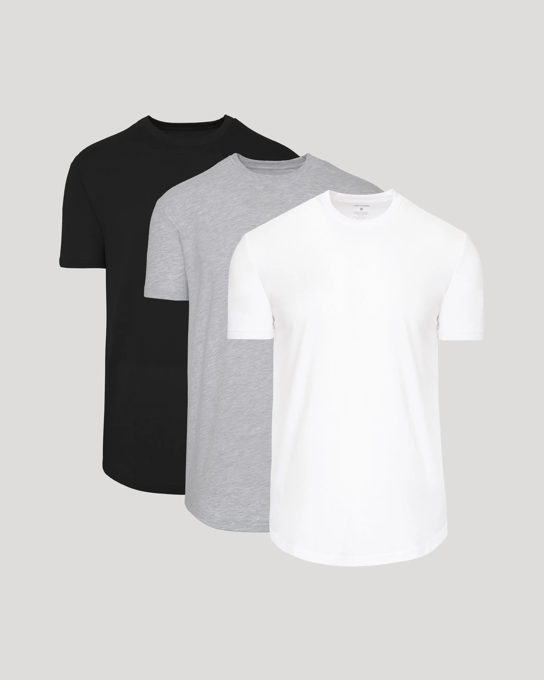 Classic Curved Hem Crew Neck 3-Pack sold by True Classic