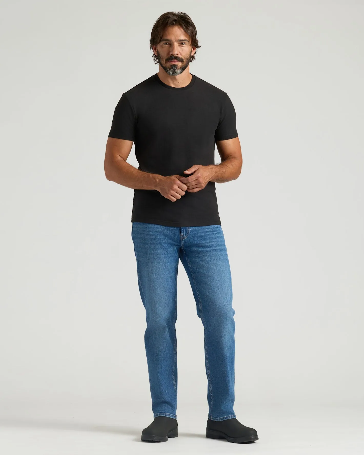 All Black Heavyweight Crew 5-Pack sold by True Classic product image thumbnail 3