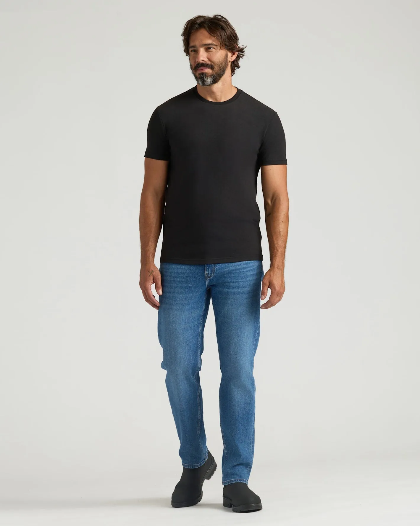All Black Heavyweight Crew 5-Pack sold by True Classic product image thumbnail 5