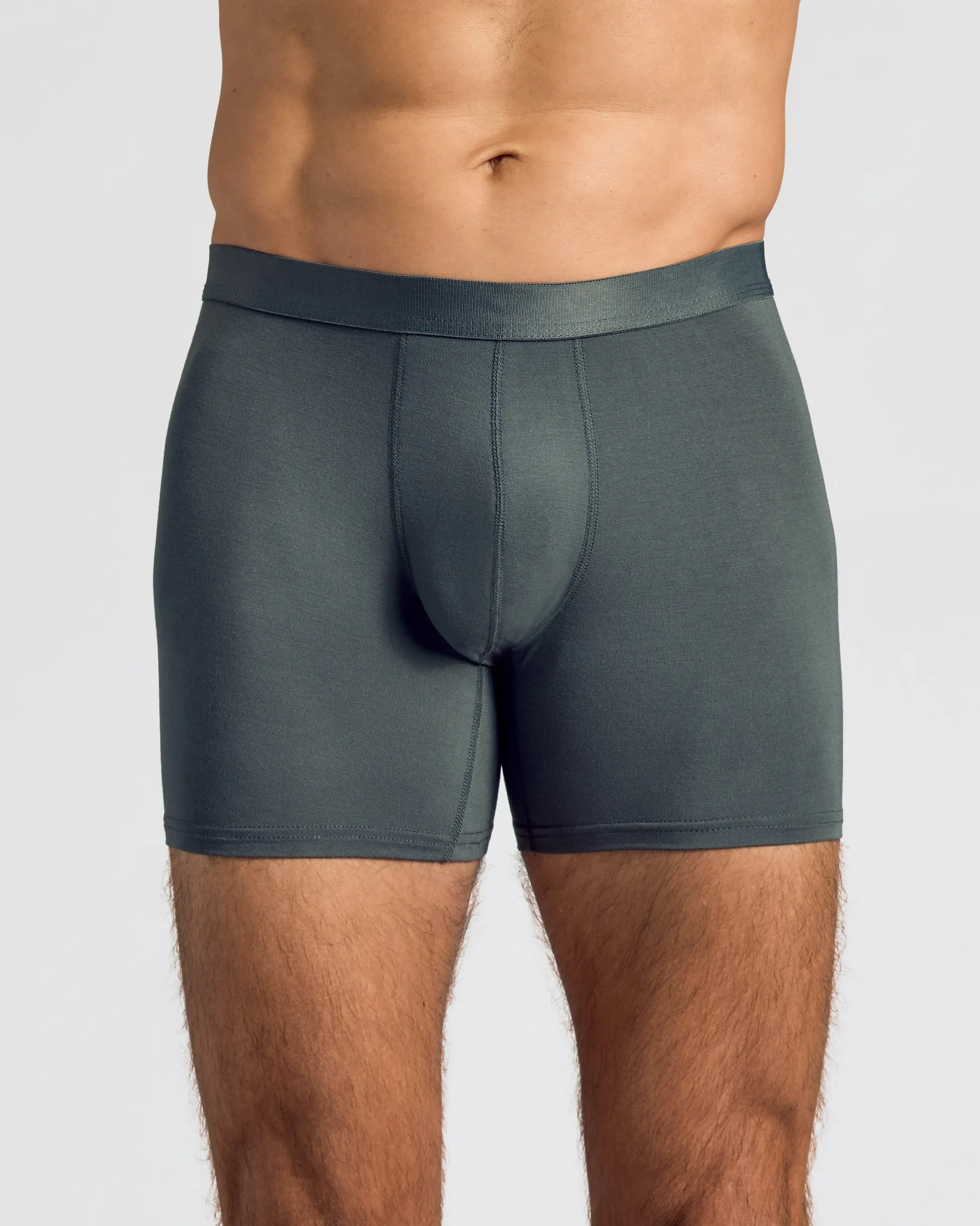 Carbon & Navy Boxer Briefs 6-Pack sold by True Classic product image thumbnail 2