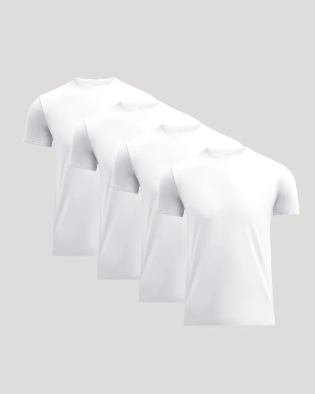 Pima Cotton Blend Crew 4-Pack made by True Classic