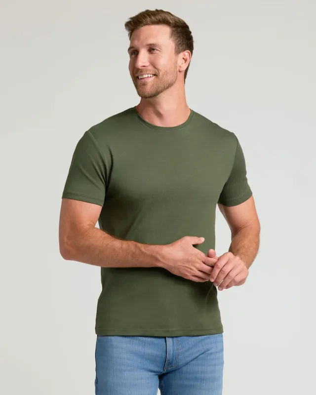 Grove Pima Cotton Blend Crew made by True Classic