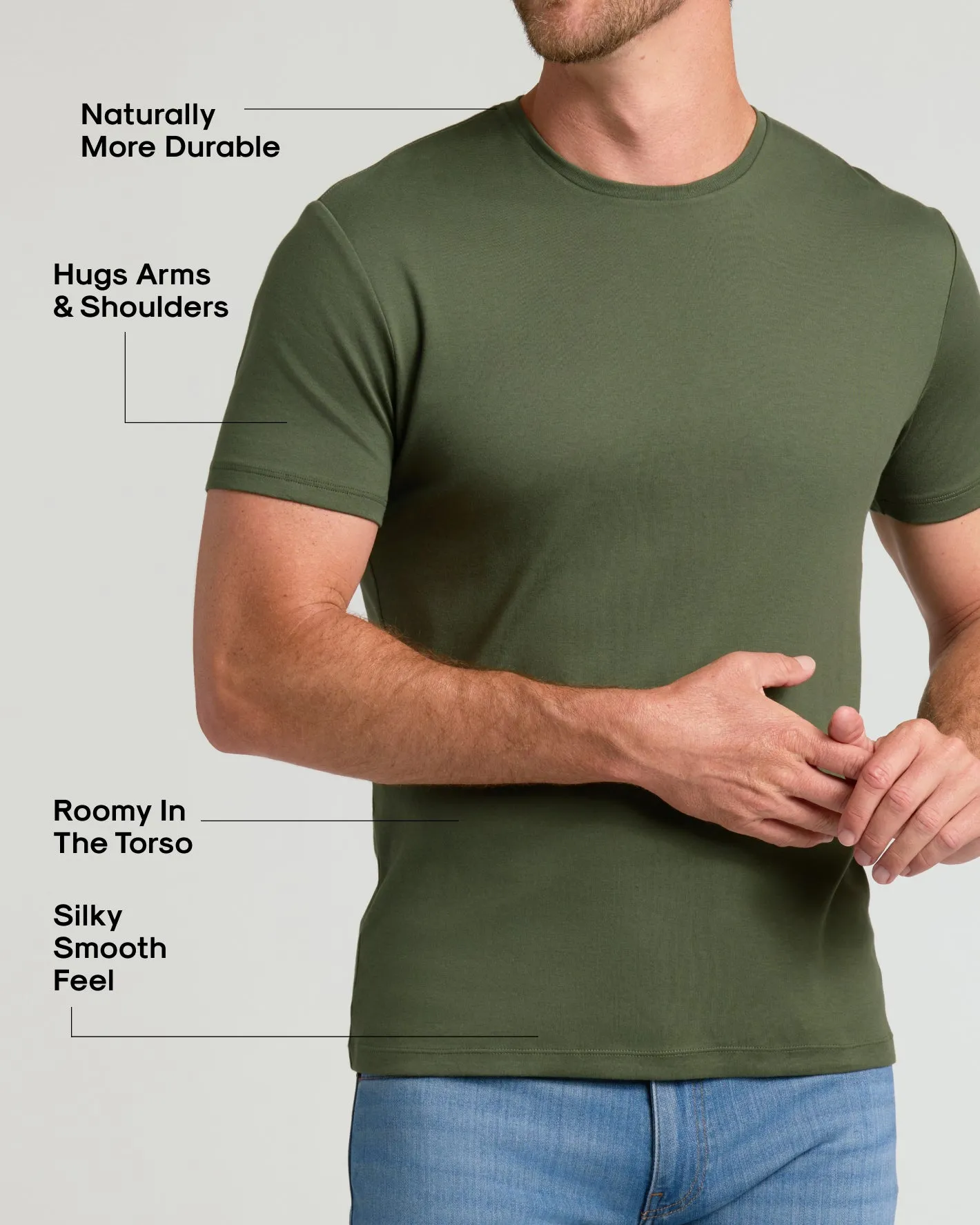 Grove Pima Cotton Blend Crew sold by True Classic product image thumbnail 3