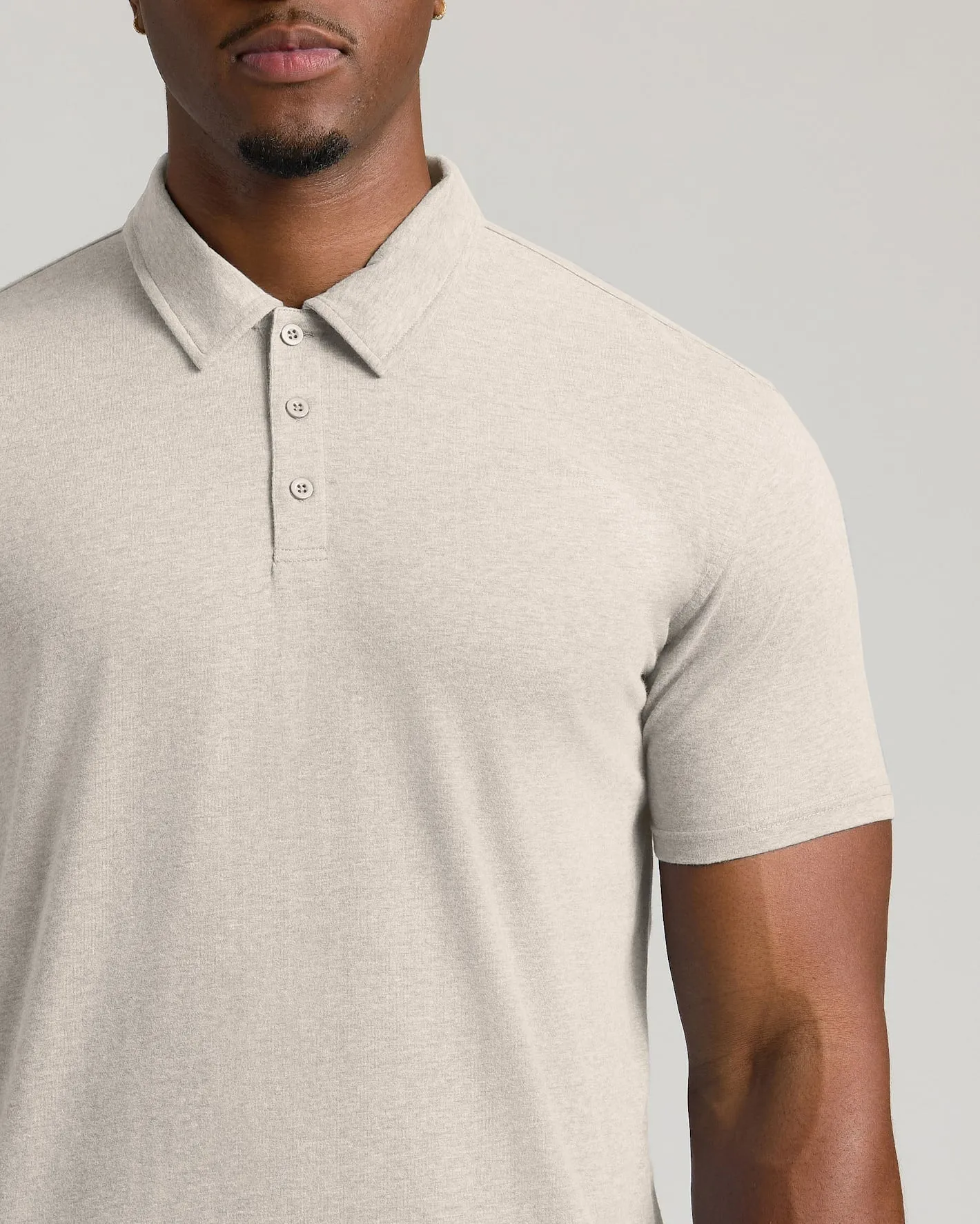 Oatmeal Short Sleeve Tall Polo sold by True Classic product image thumbnail 4