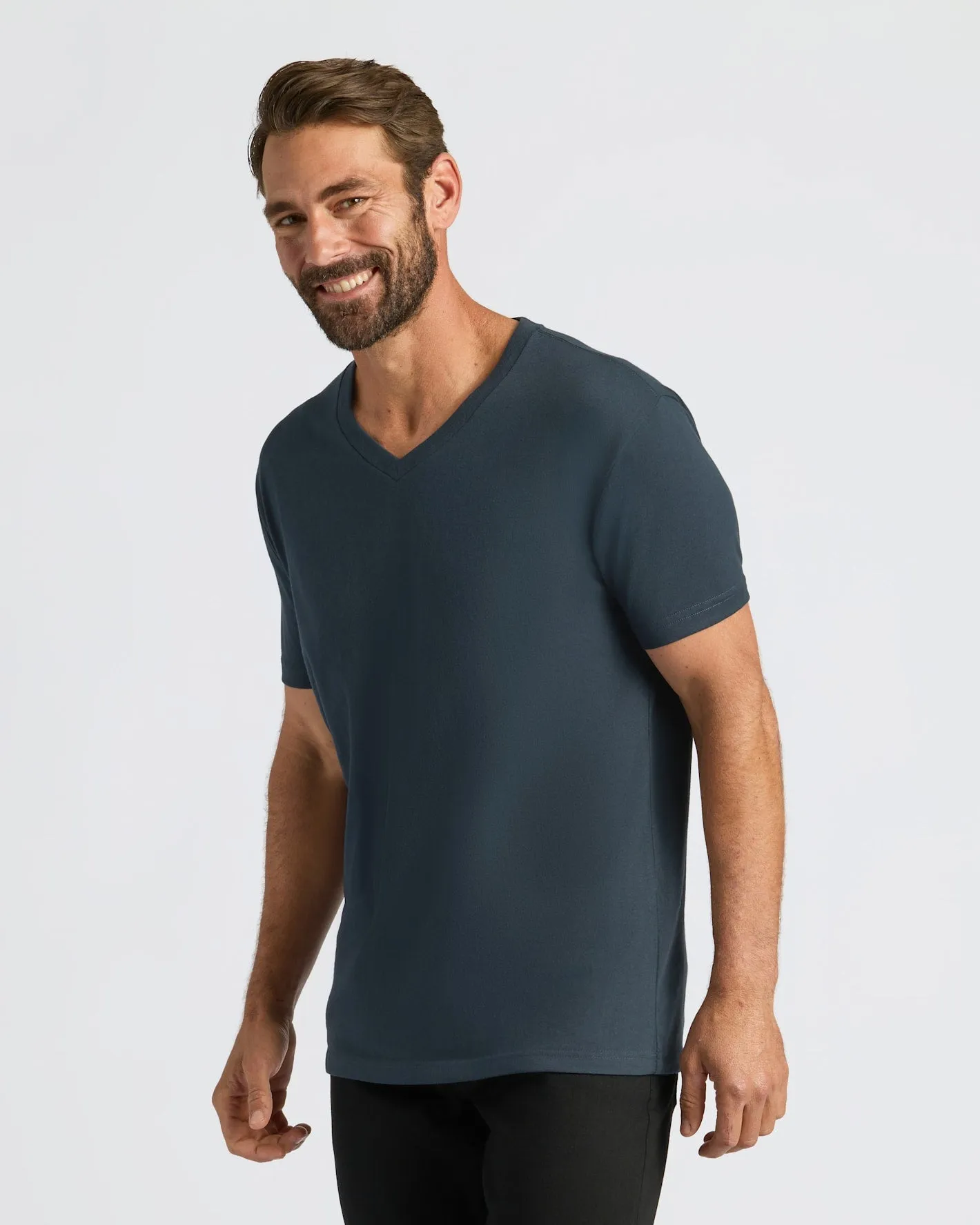 Shadow Classic V-Neck sold by True Classic product image thumbnail 5