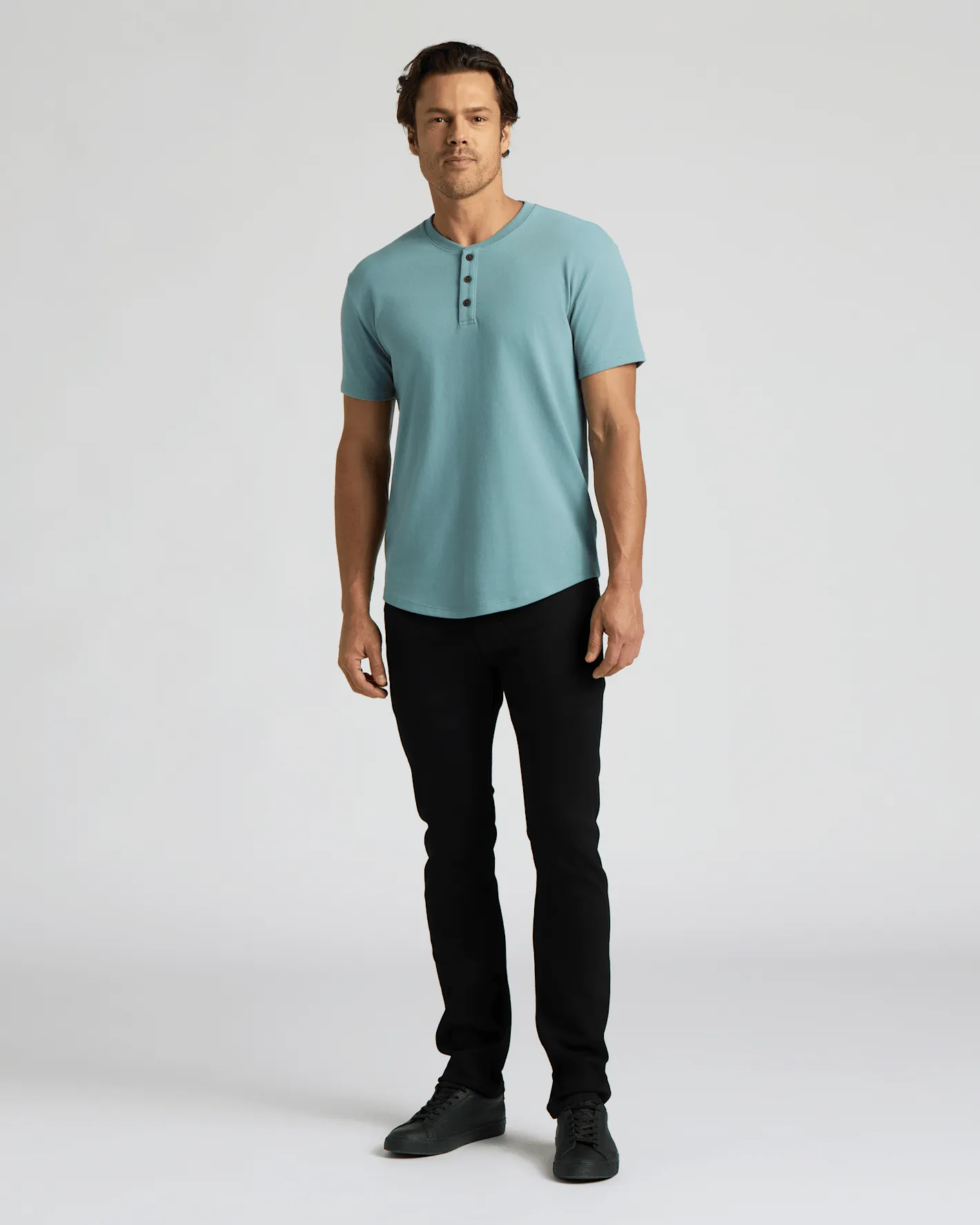 Citadel Heavyweight Curved Hem Henley sold by True Classic product image thumbnail 3