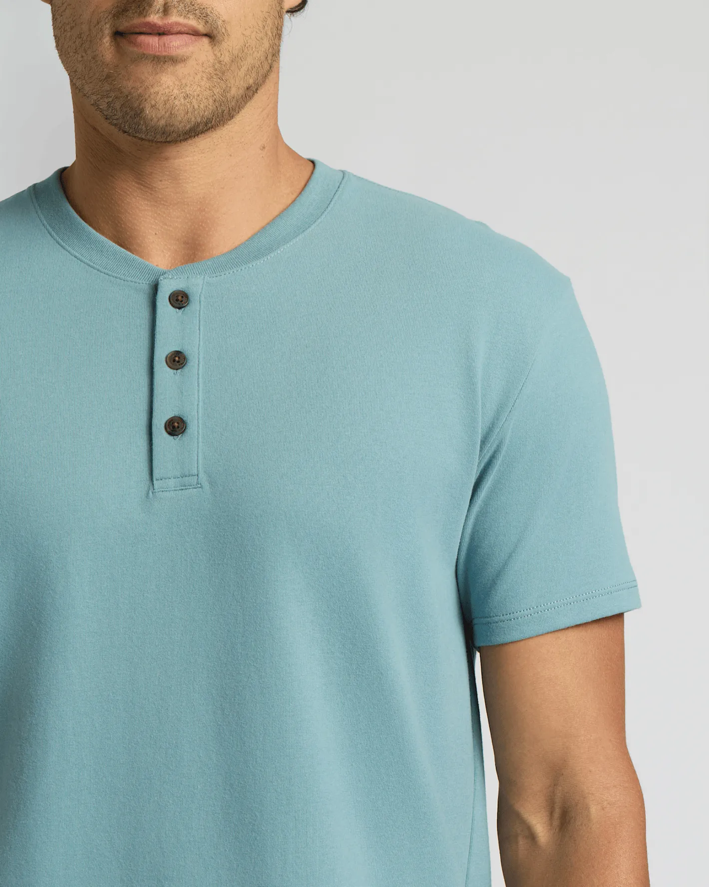 Citadel Heavyweight Curved Hem Henley sold by True Classic product image thumbnail 5