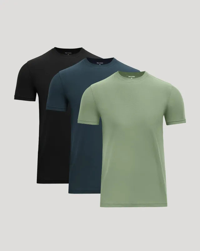 Seasonal Active Crew 3-Pack made by True Classic