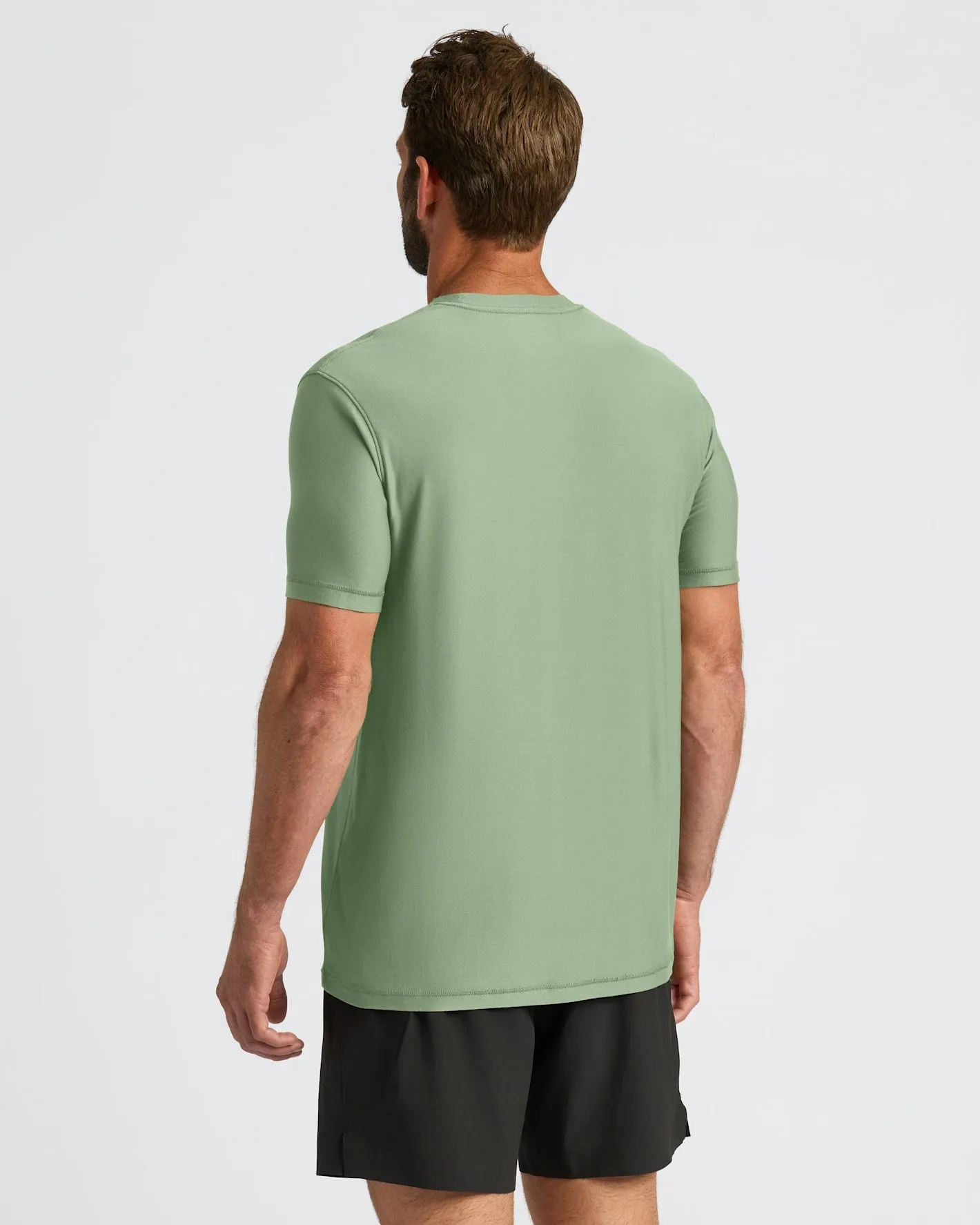 Sage Green Active Crew Neck Tee sold by True Classic product image thumbnail 5