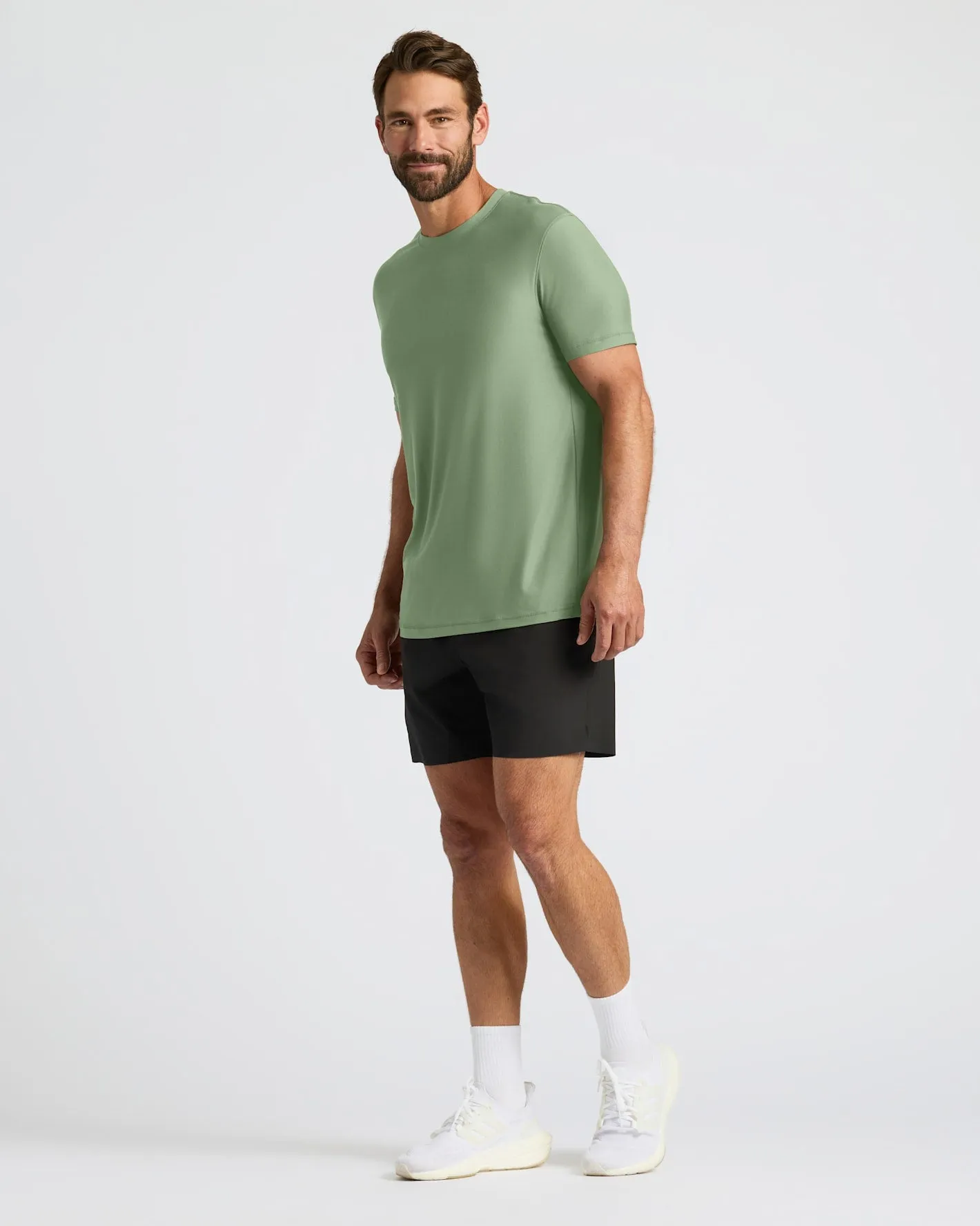 Sage Green Active Crew Neck Tee sold by True Classic product image thumbnail 4