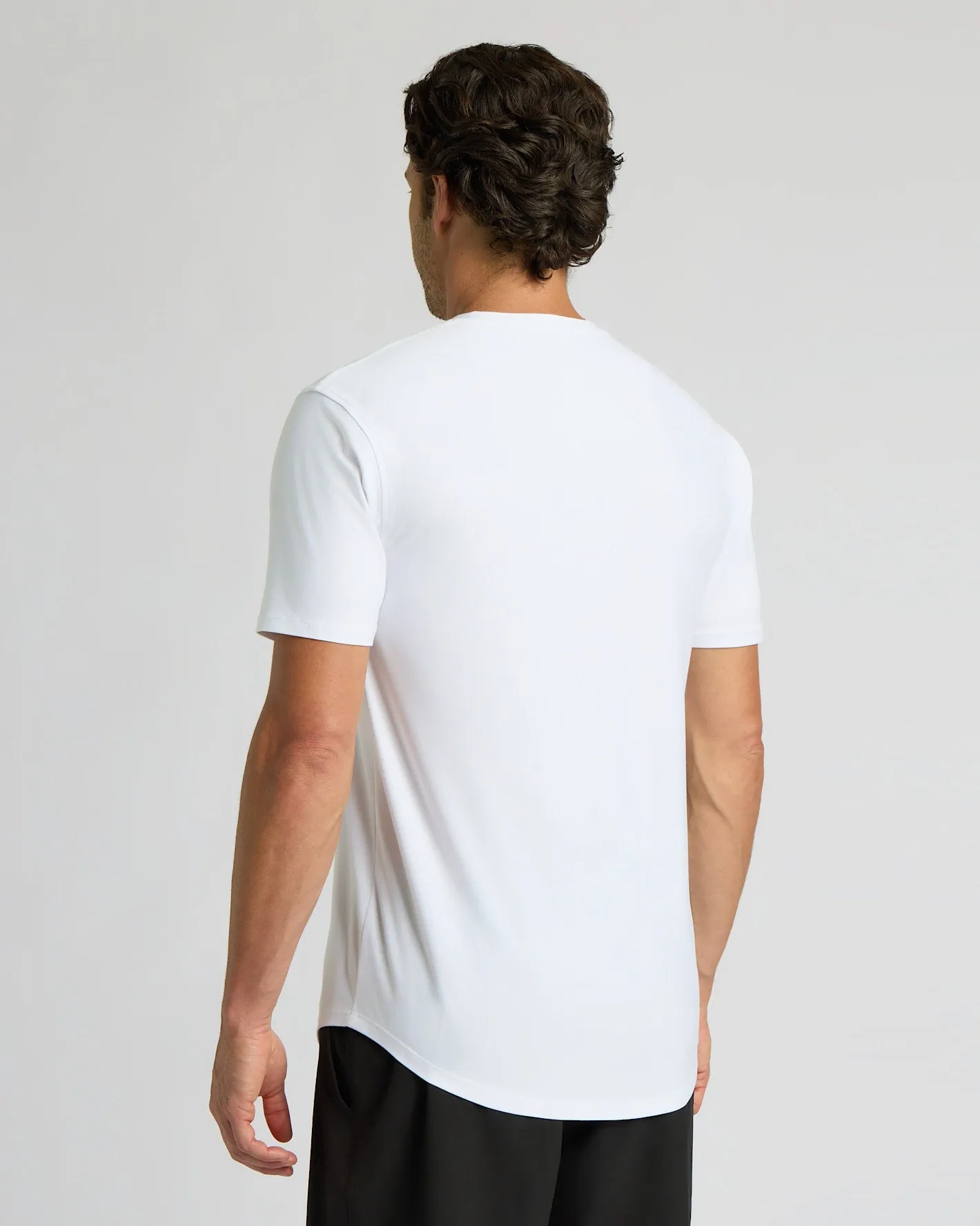 All White Active Curved Hem Crew 6-Pack sold by True Classic product image thumbnail 5
