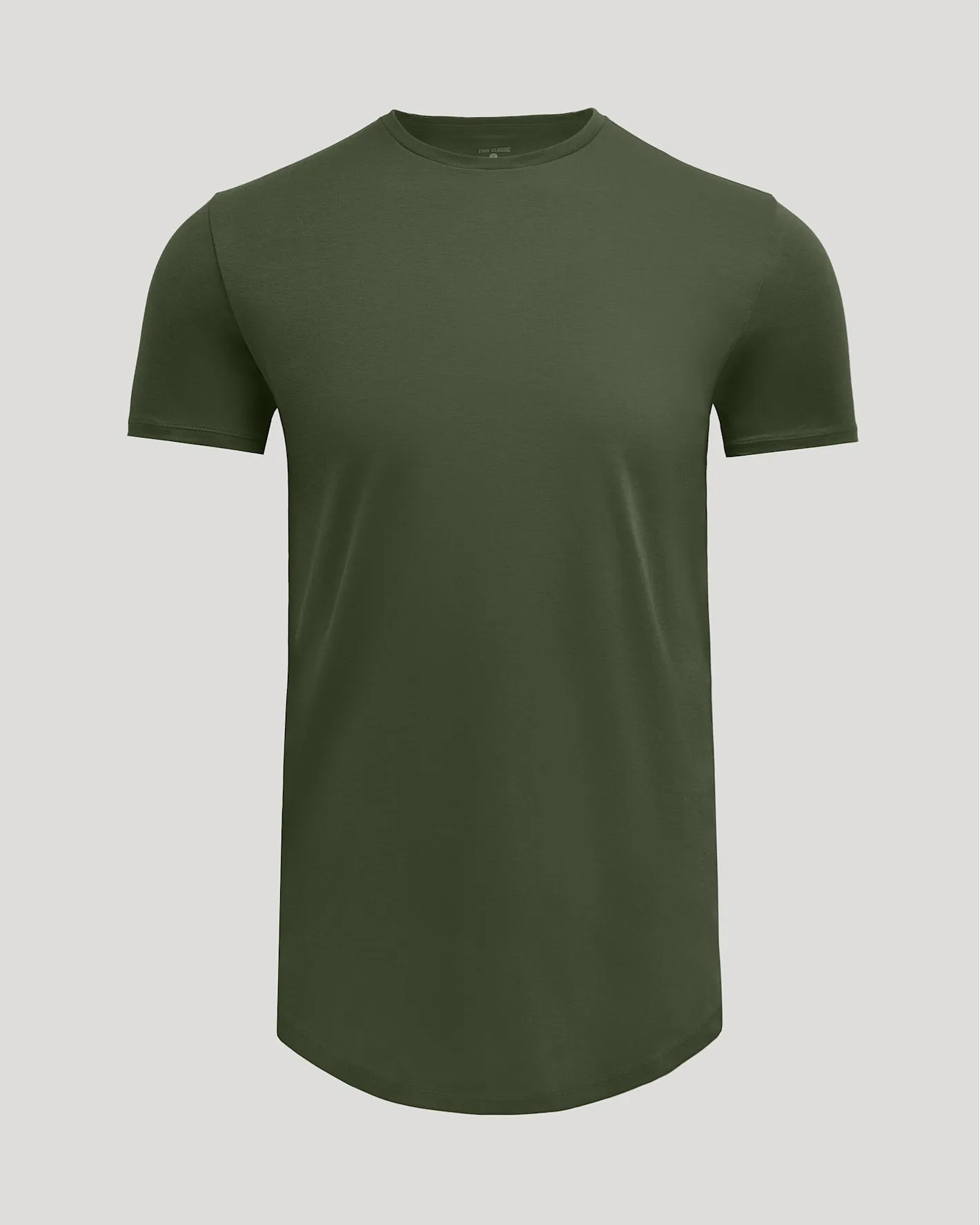 Grove Tall Pima Cotton Blend Curved Hem Crew sold by True Classic product image thumbnail 2