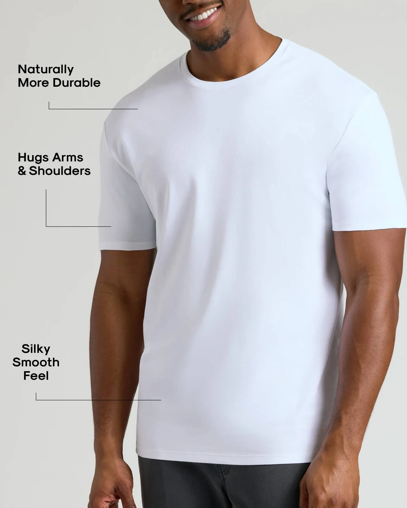 Tall Pima Cotton Blend Crew 4-Pack sold by True Classic product image thumbnail 3