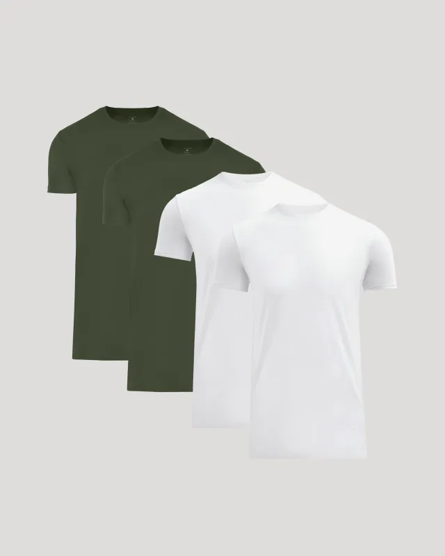 Tall Pima Cotton Blend Crew 4-Pack made by True Classic
