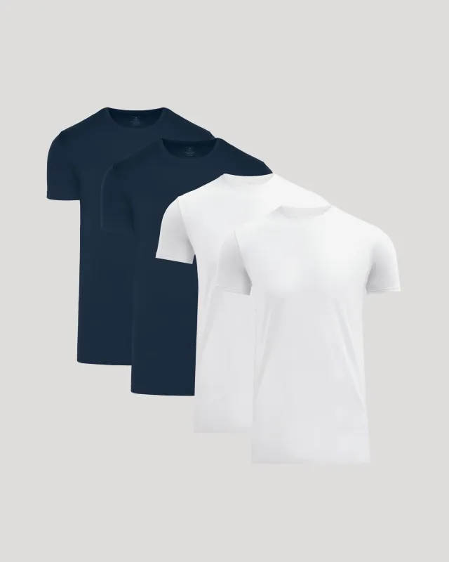 Tall Pima Cotton Blend Crew 4-Pack made by True Classic