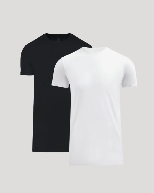 Tall Pima Cotton Blend Crew 2-Pack made by True Classic
