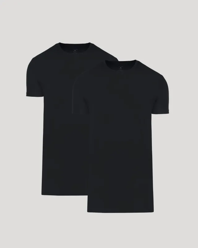 Tall Pima Cotton Blend Crew 2-Pack made by True Classic