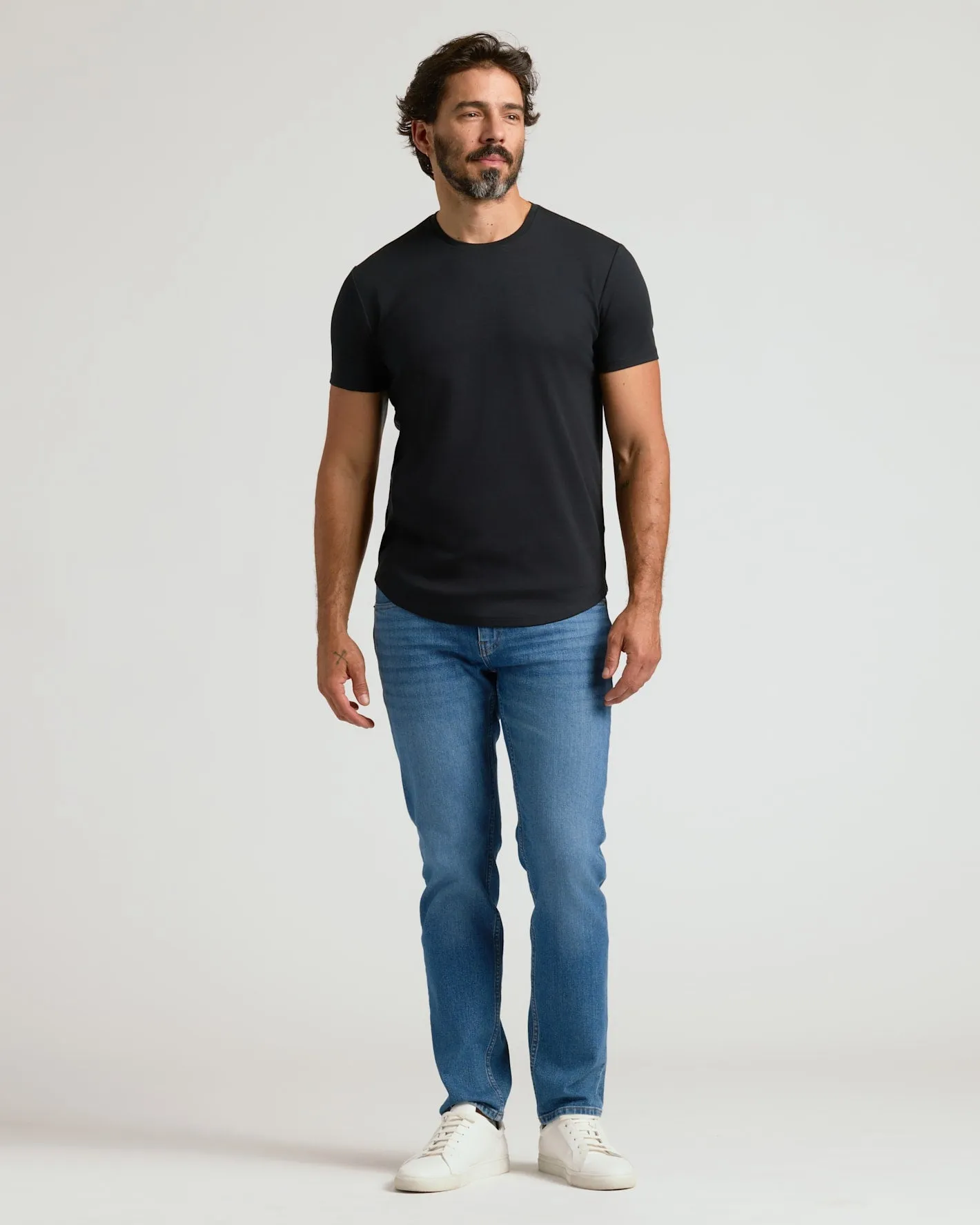 Pima Cotton Blend Curved Hem Crew 4-Pack sold by True Classic product image thumbnail 4