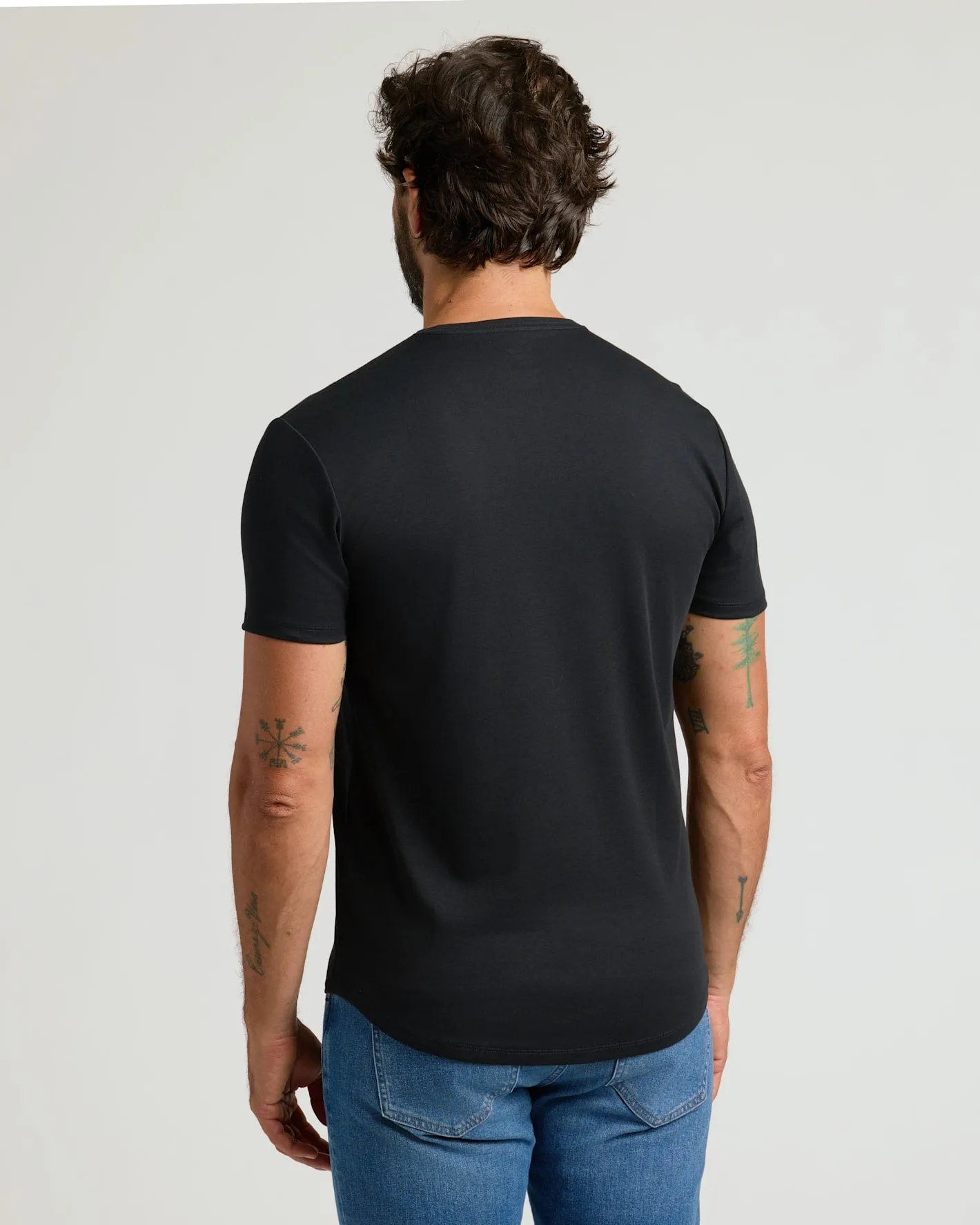 Black & White Pima Cotton Blend Crew 2-Pack sold by True Classic product image thumbnail 5