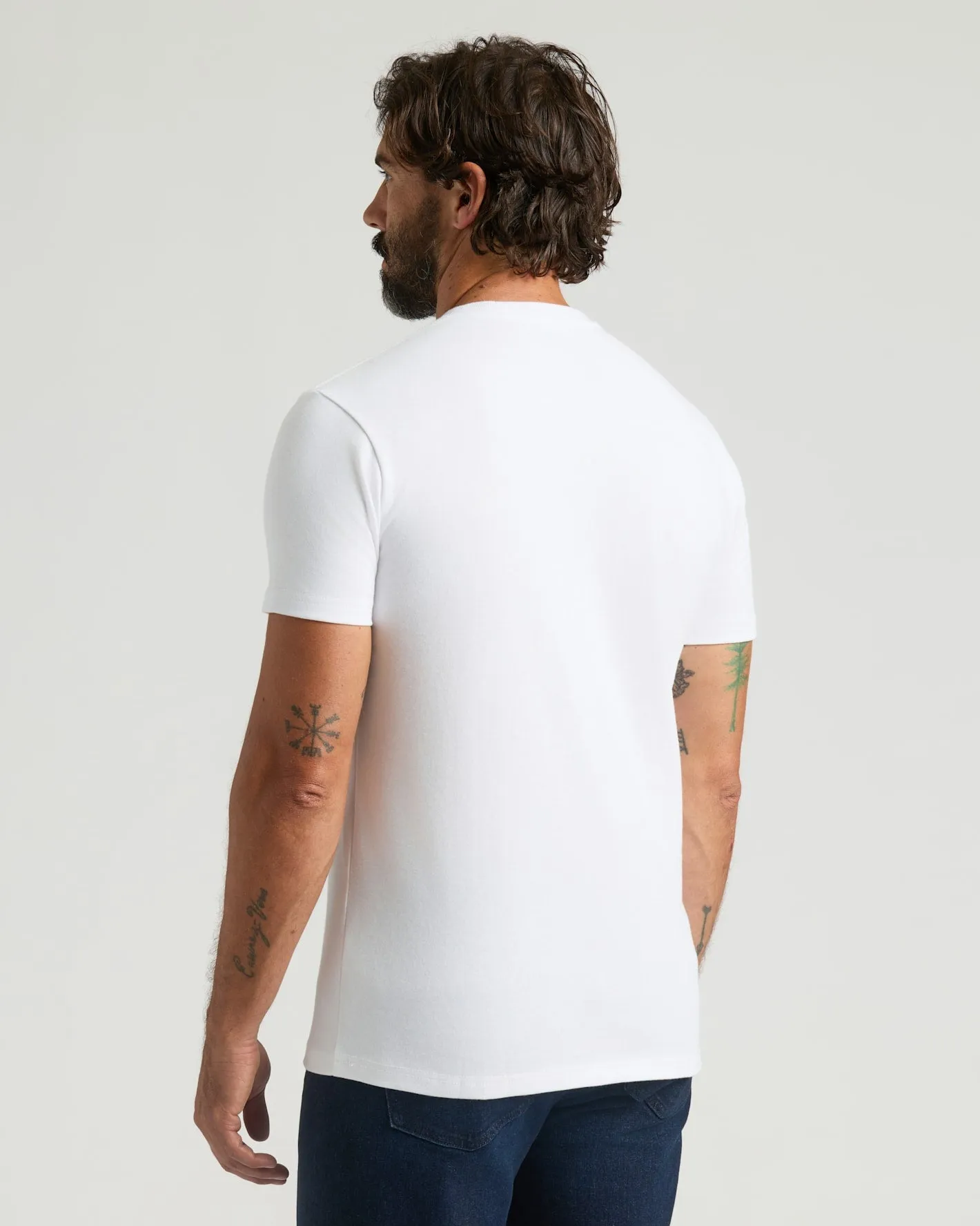 All White Heavyweight Crew 6-Pack sold by True Classic product image thumbnail 4