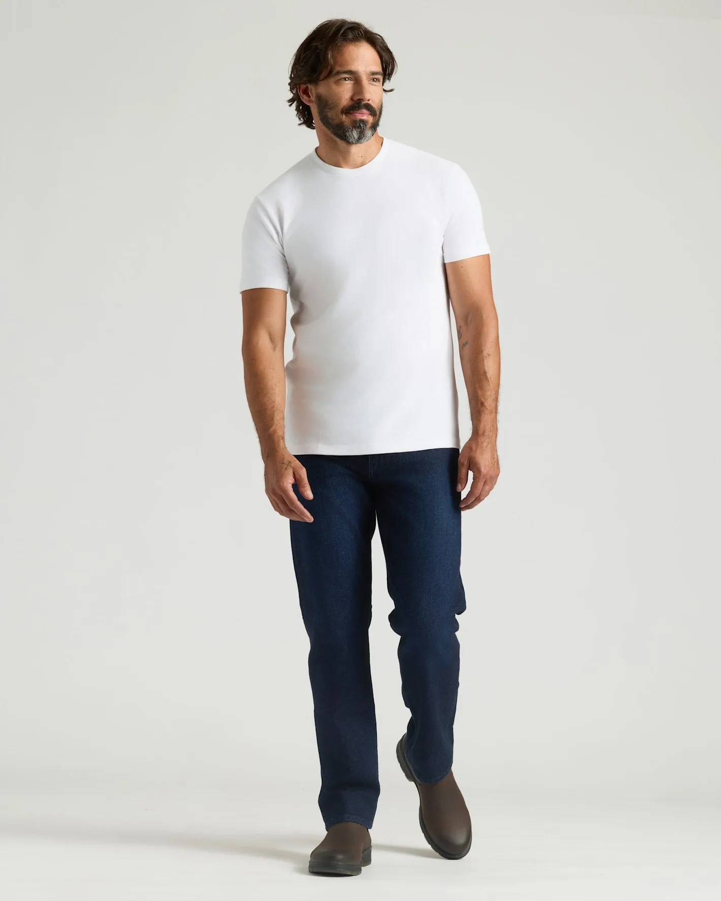 All White Heavyweight Crew 6-Pack sold by True Classic product image thumbnail 3