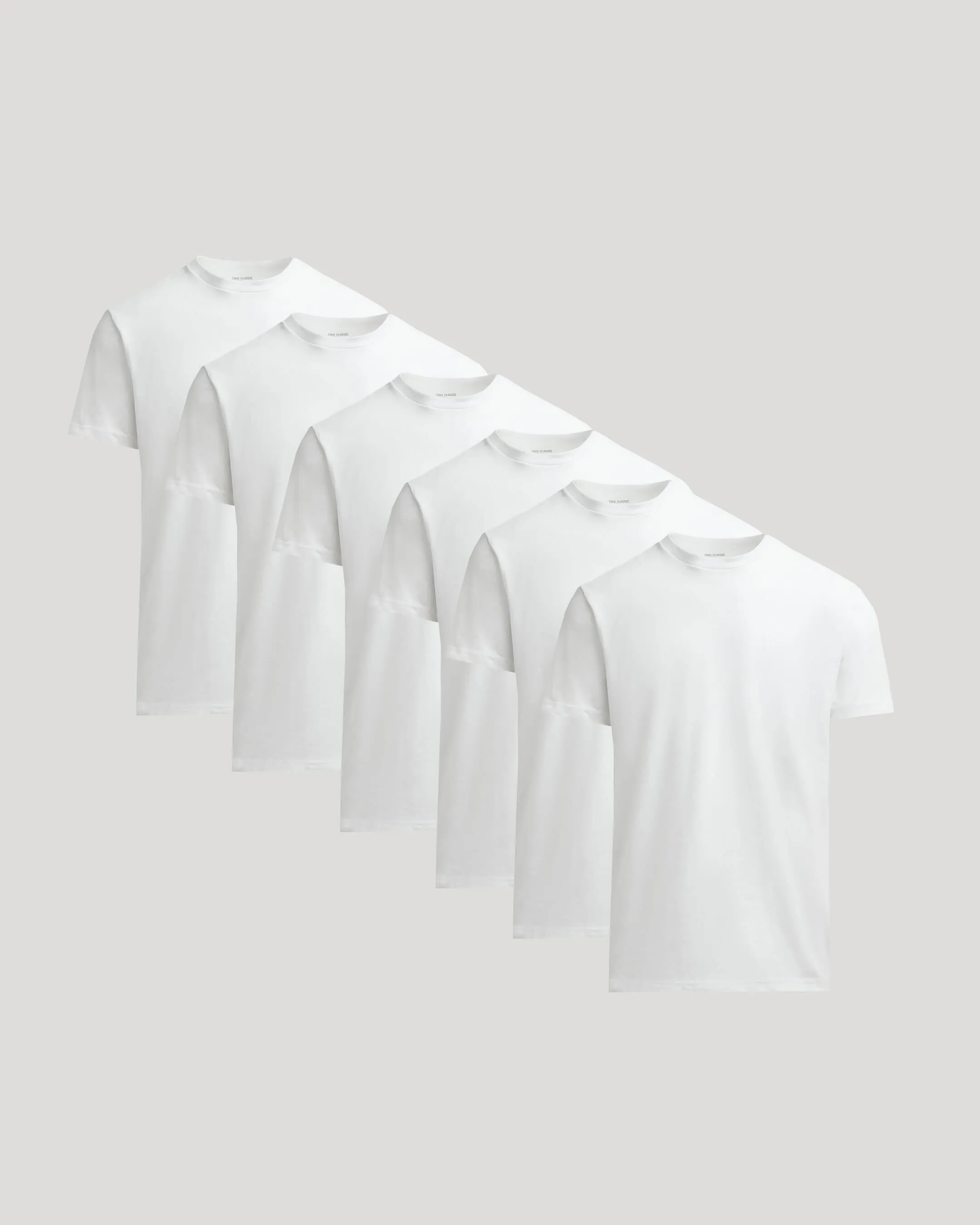 All White Heavyweight Crew 6-Pack sold by True Classic