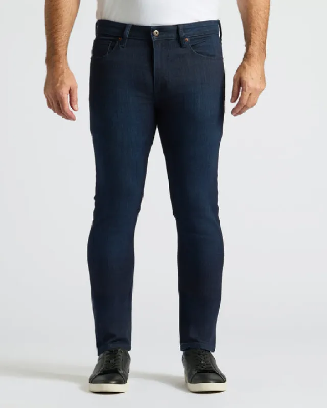 Indigo Wash Slim Comfort Stretch Jeans - Combined Sizing made by True Classic