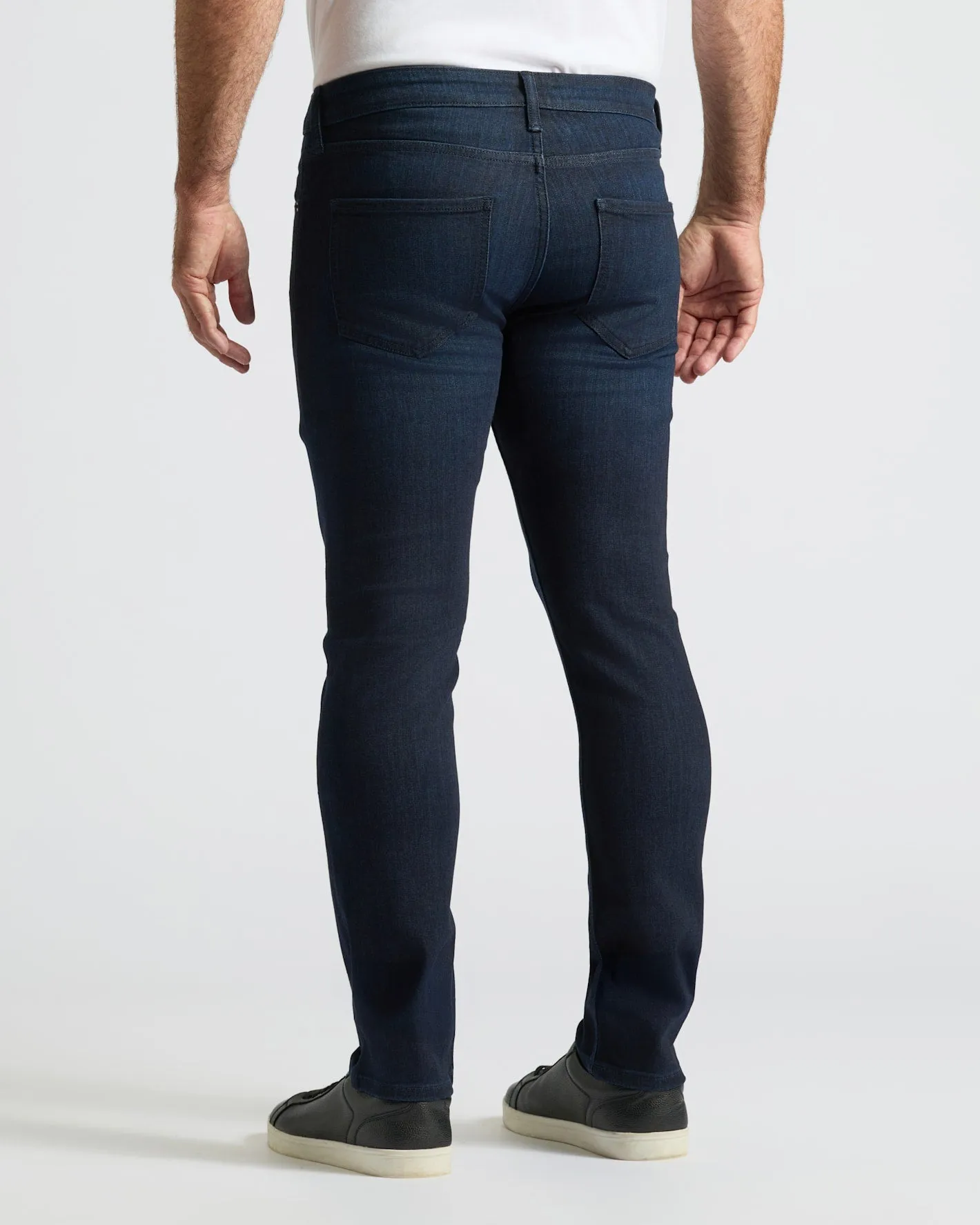Indigo Wash Slim Comfort Stretch Jeans - Combined Sizing sold by True Classic product image thumbnail 5