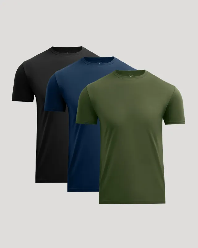 Pima Cotton Blend Crew 3-Pack made by True Classic