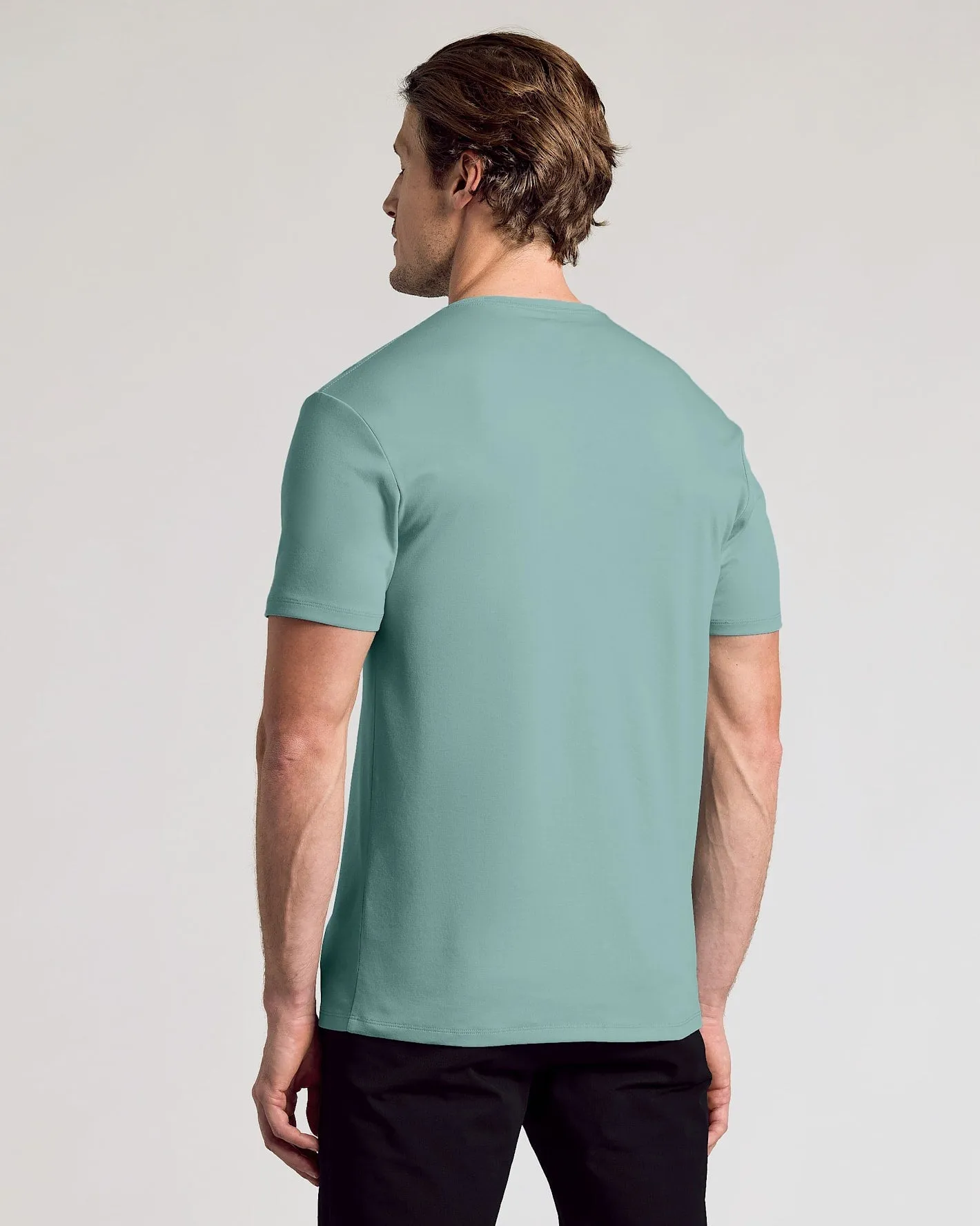 Stormy Sea Pima Cotton Blend Crew sold by True Classic product image thumbnail 4