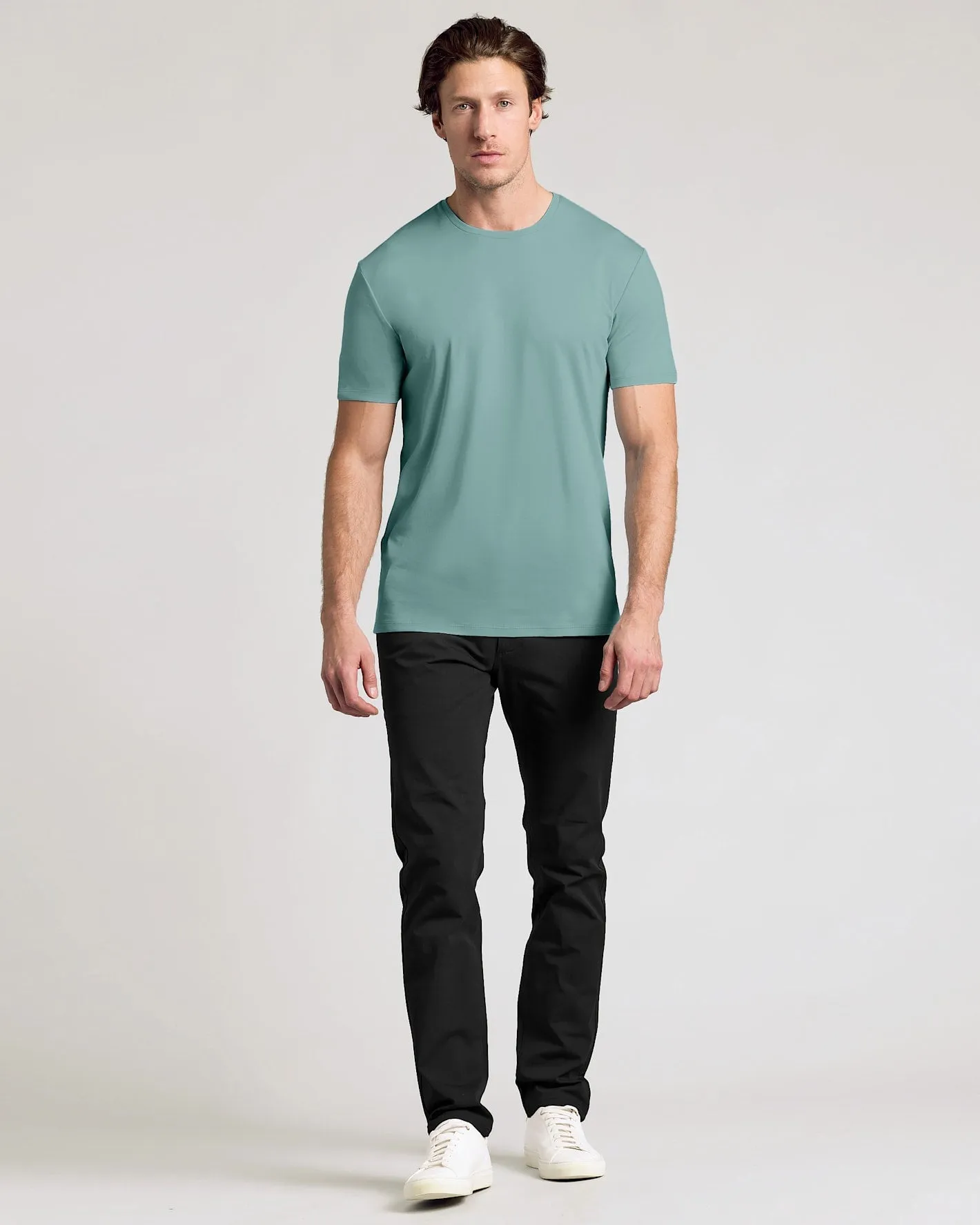Stormy Sea Pima Cotton Blend Crew sold by True Classic product image thumbnail 3