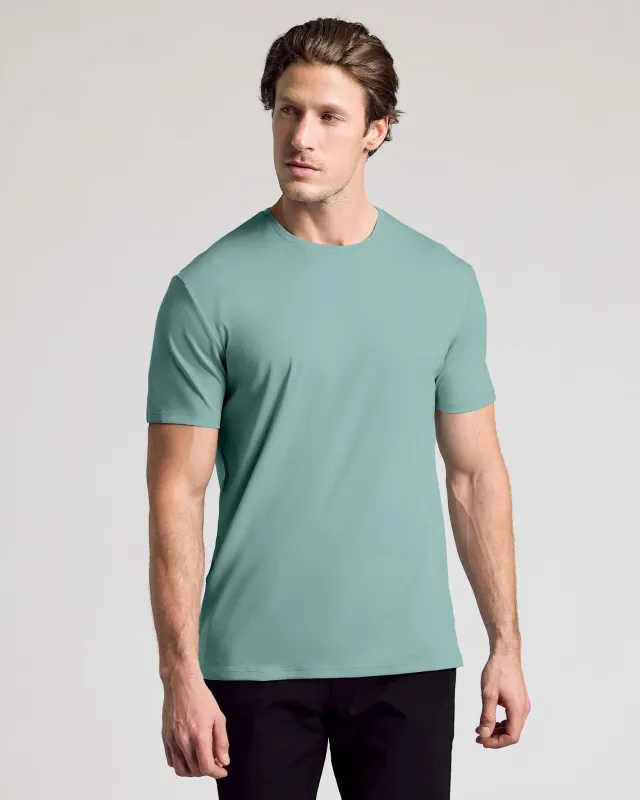 Stormy Sea Pima Cotton Blend Crew made by True Classic
