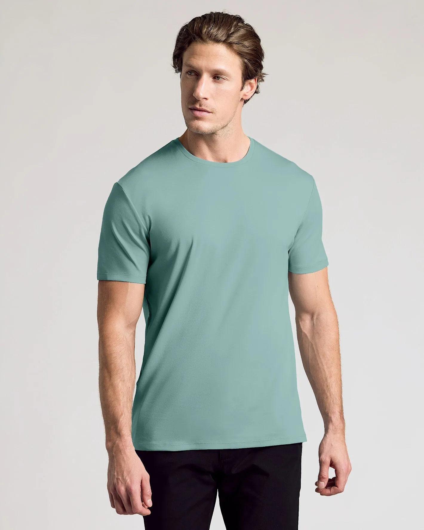 Stormy Sea Pima Cotton Blend Crew sold by True Classic