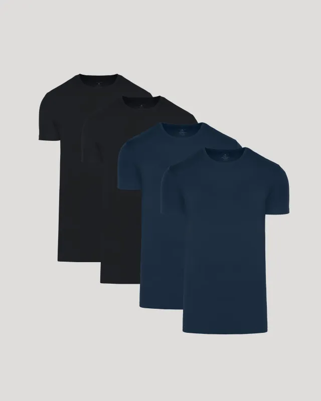 Tall Pima Cotton Blend Crew 4-Pack made by True Classic