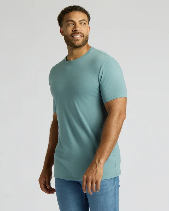 Citadel Tall Straight Hem Crew Neck T-Shirt made by True Classic